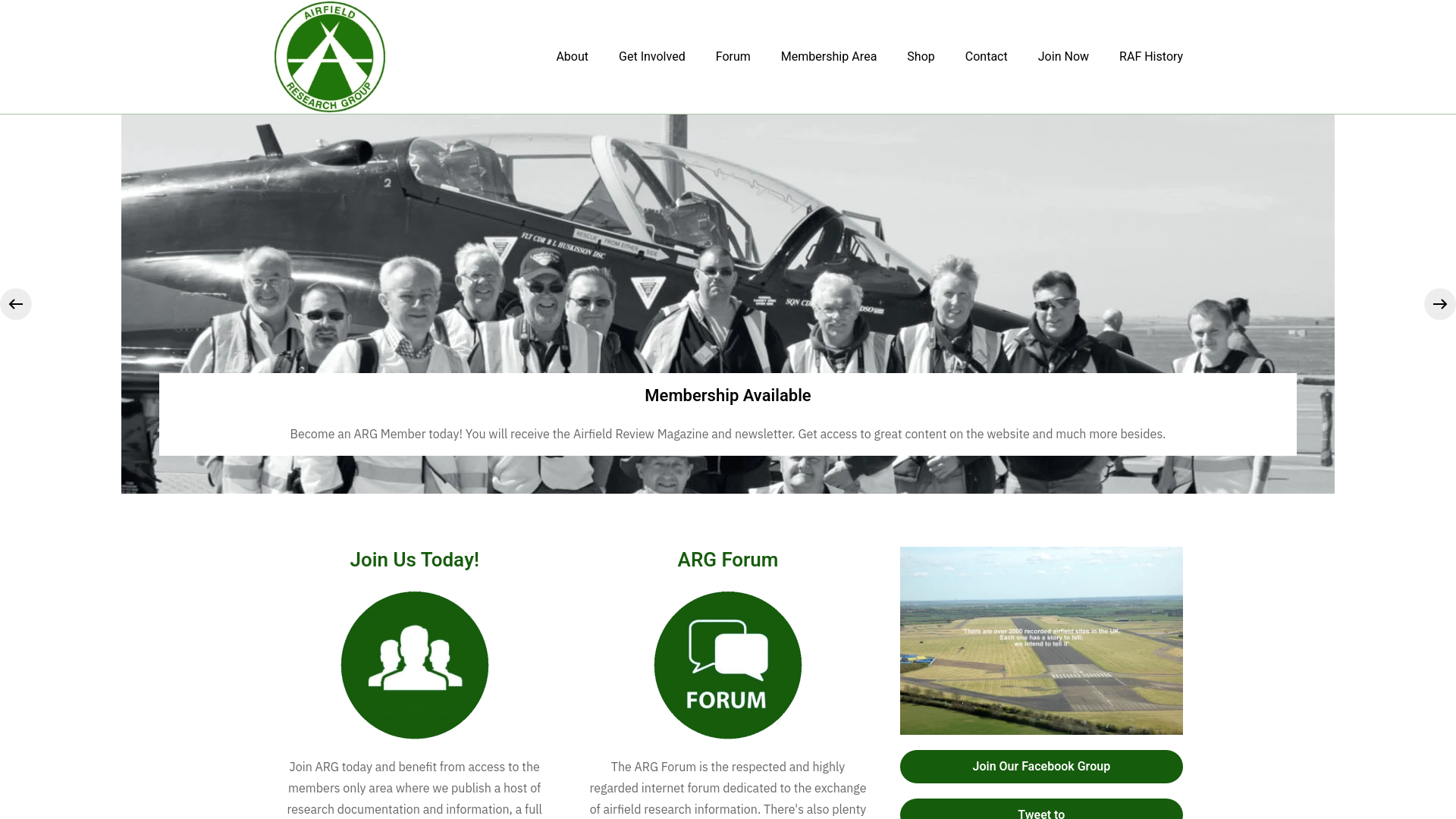 Website screenshot