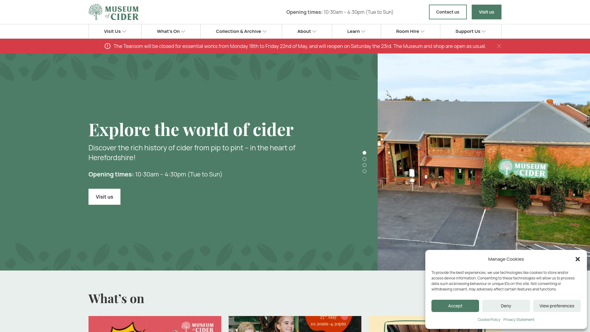 Website screenshot