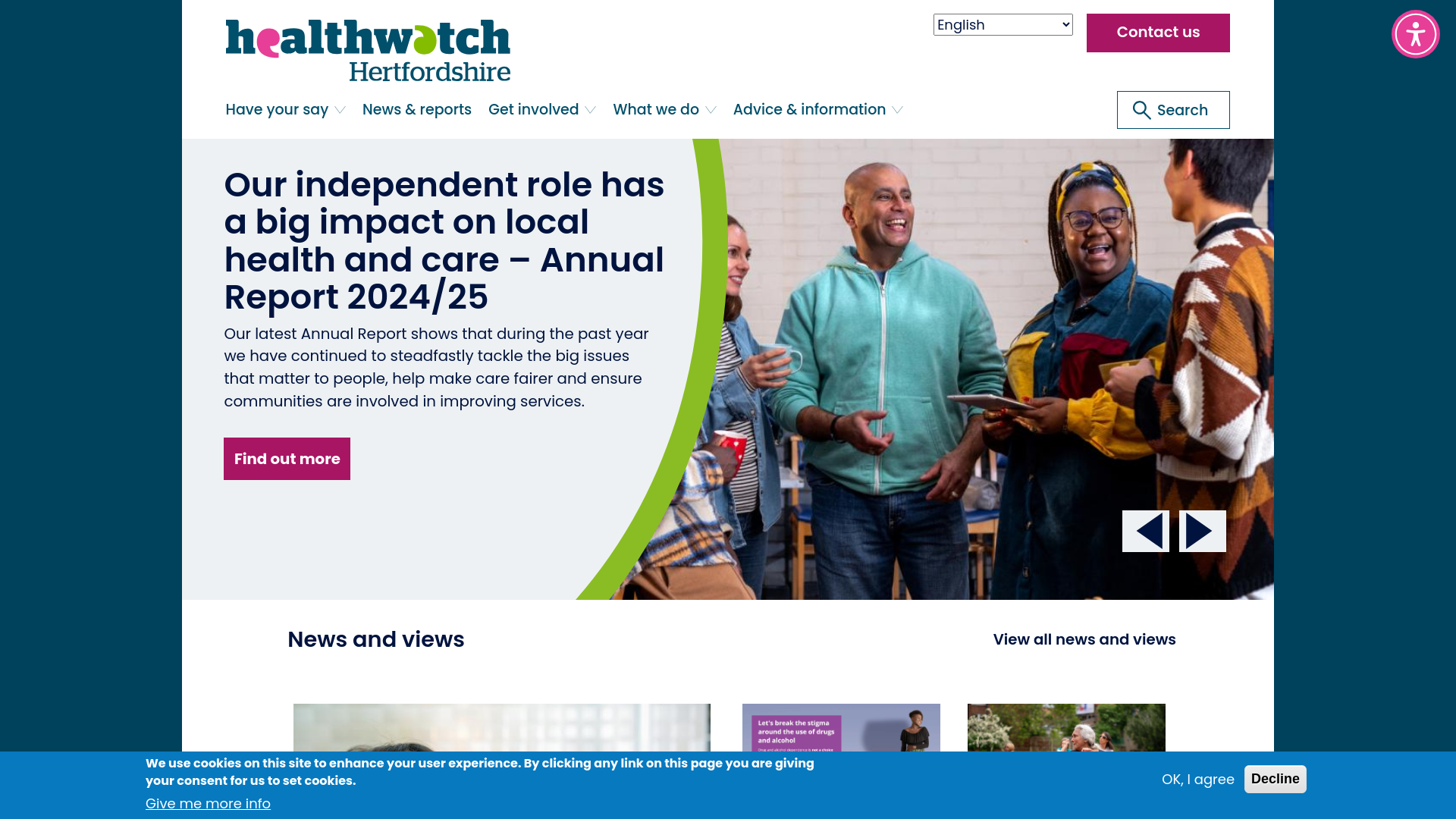 Website screenshot