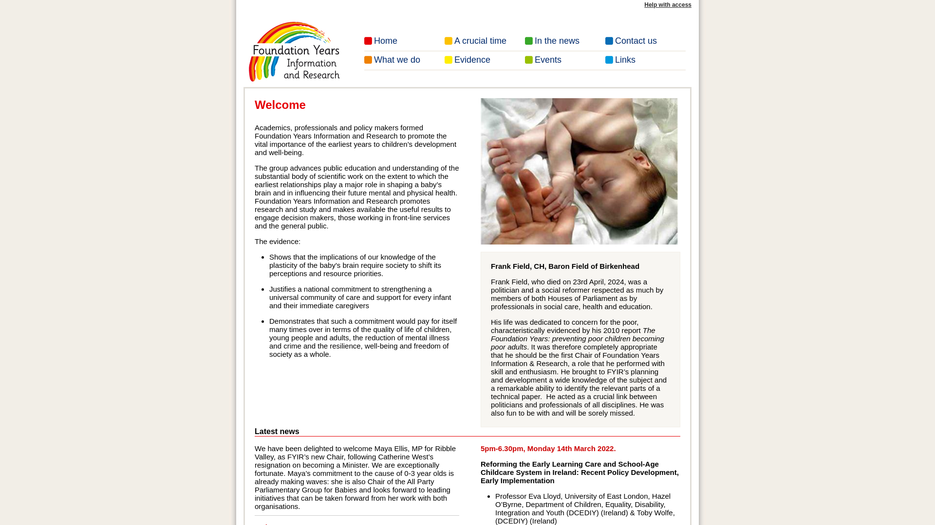 Website screenshot
