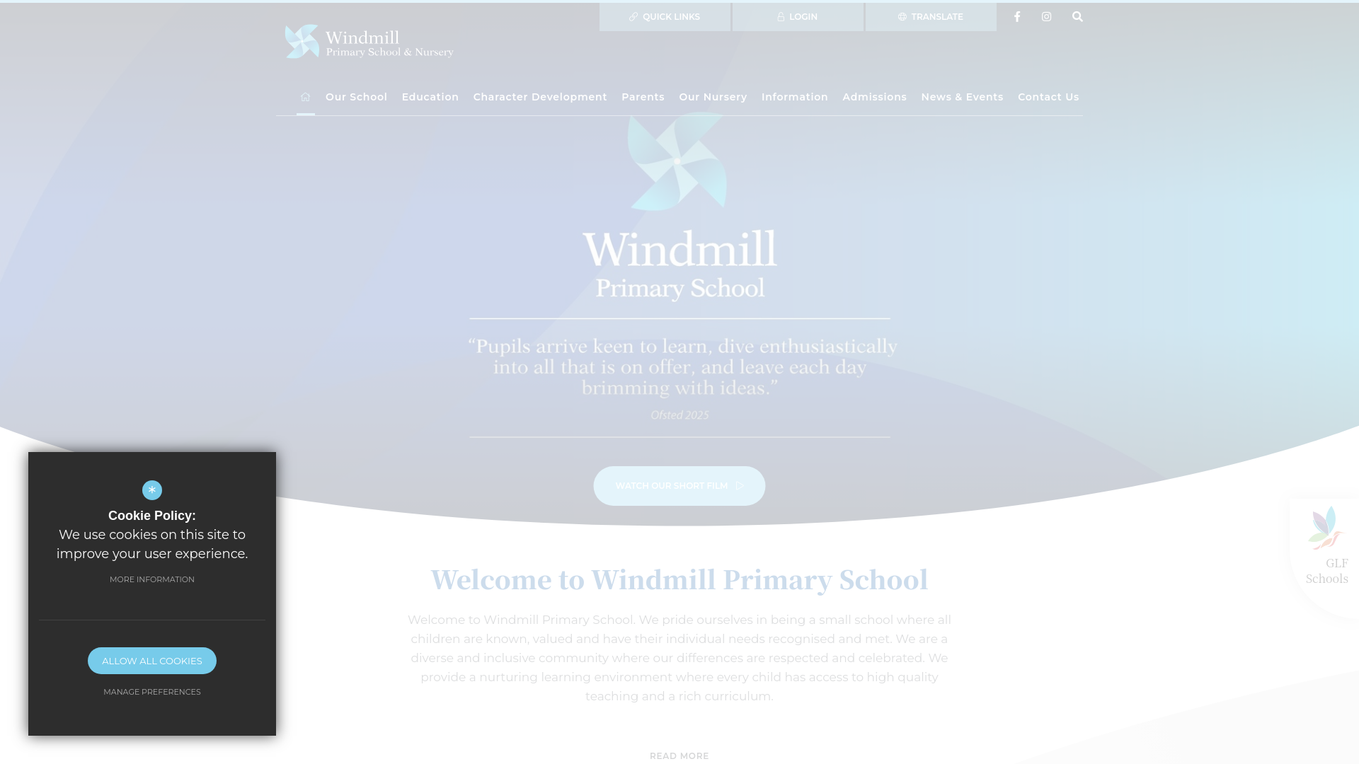 Website screenshot