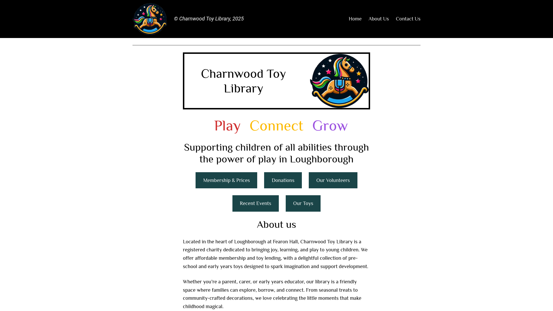 Website screenshot