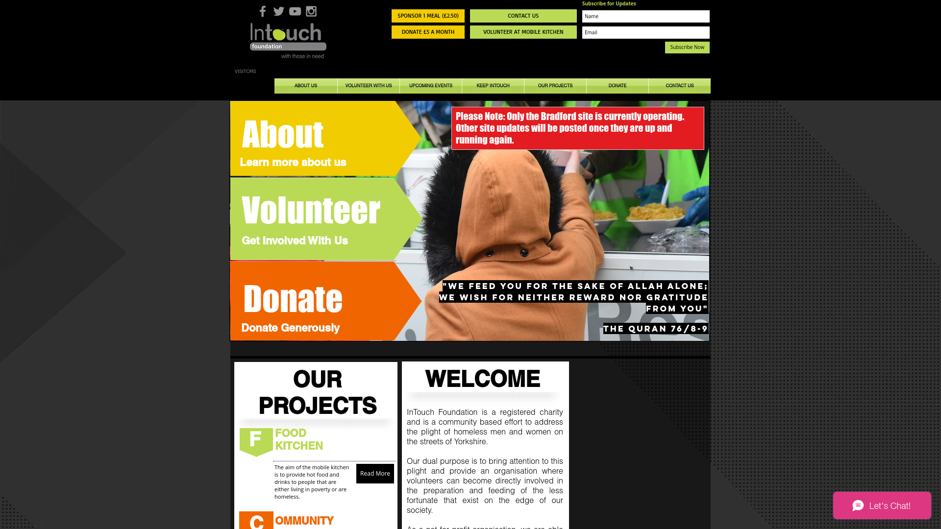 Website screenshot