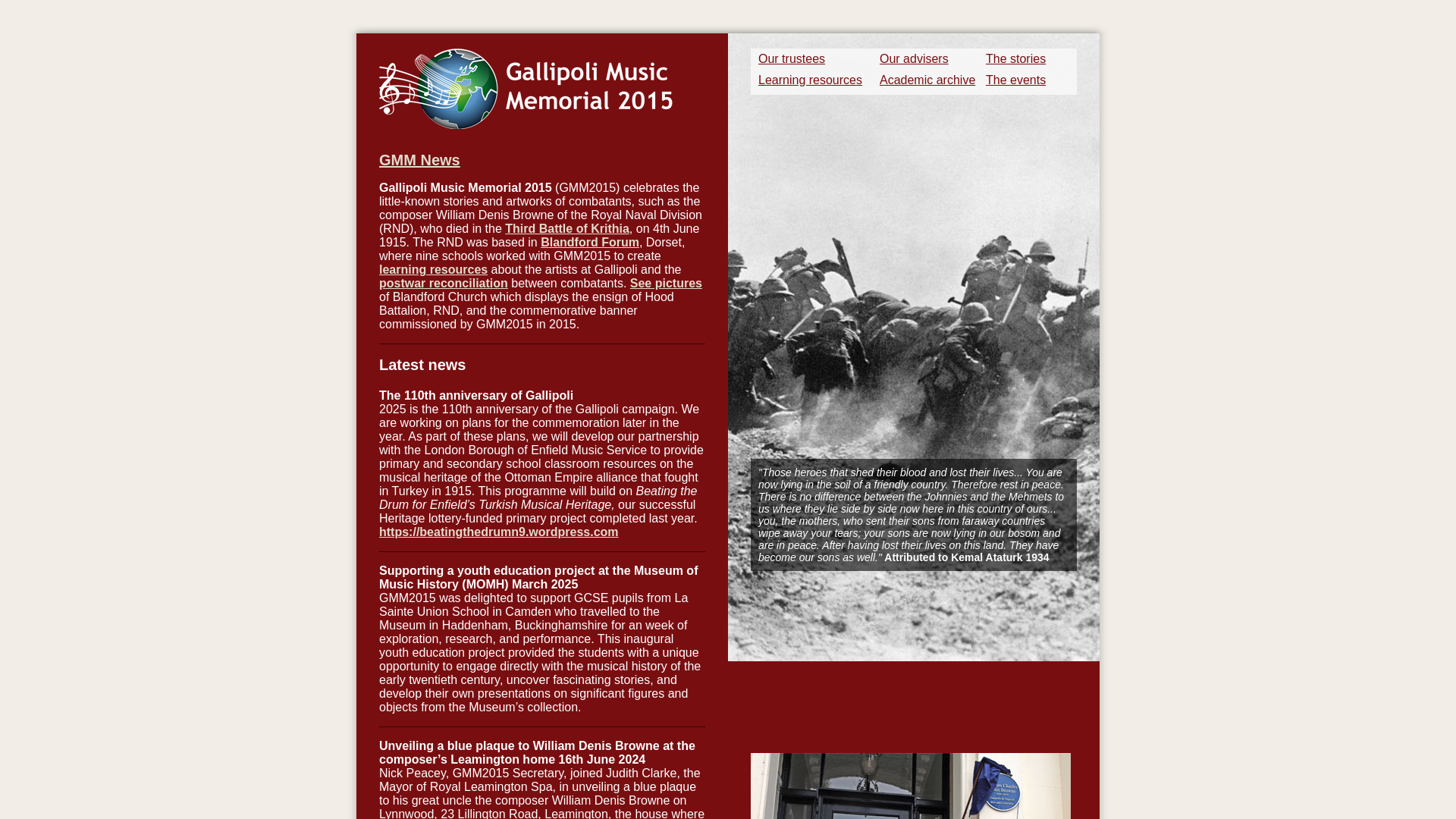 Website screenshot