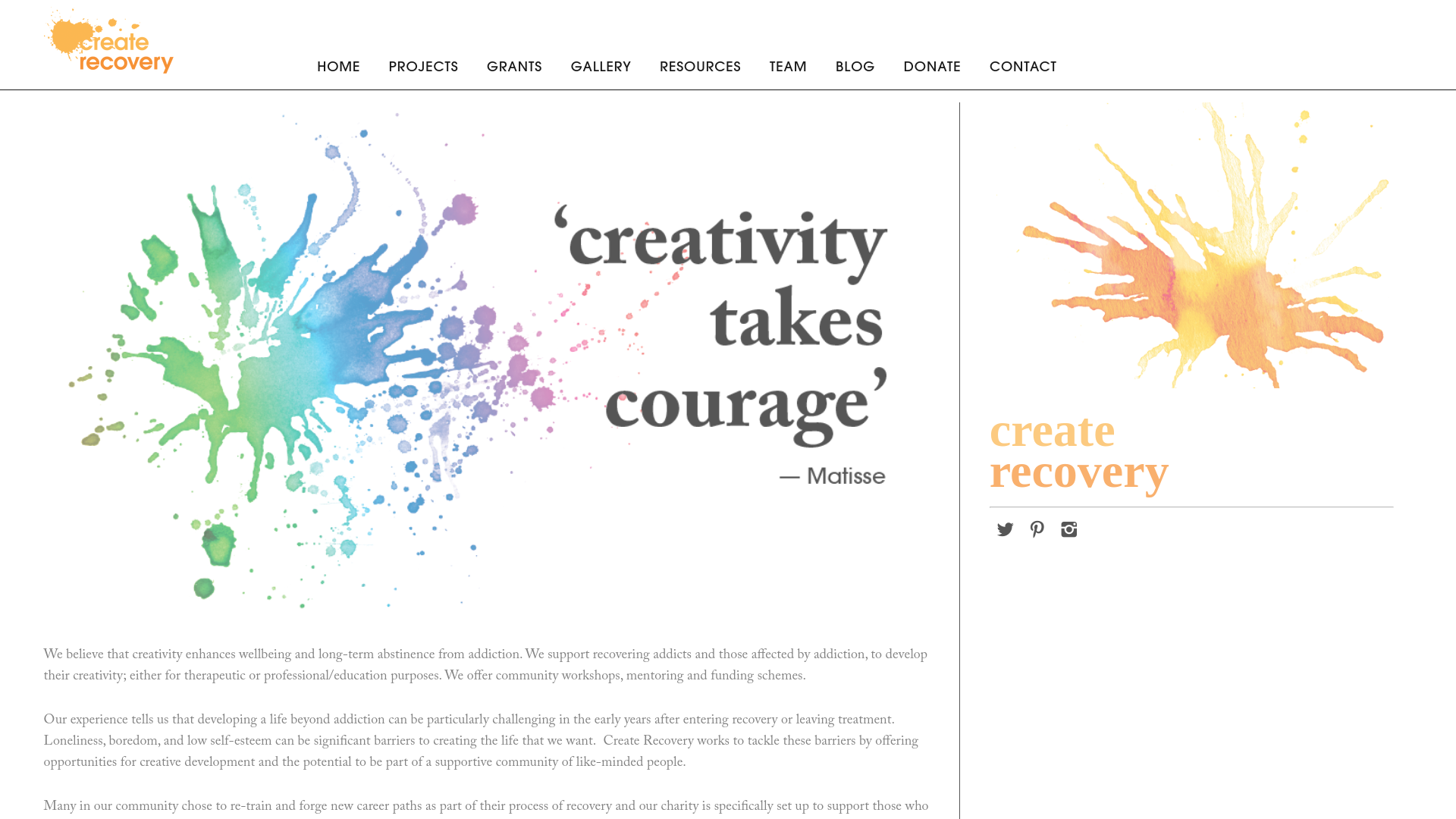 Website screenshot