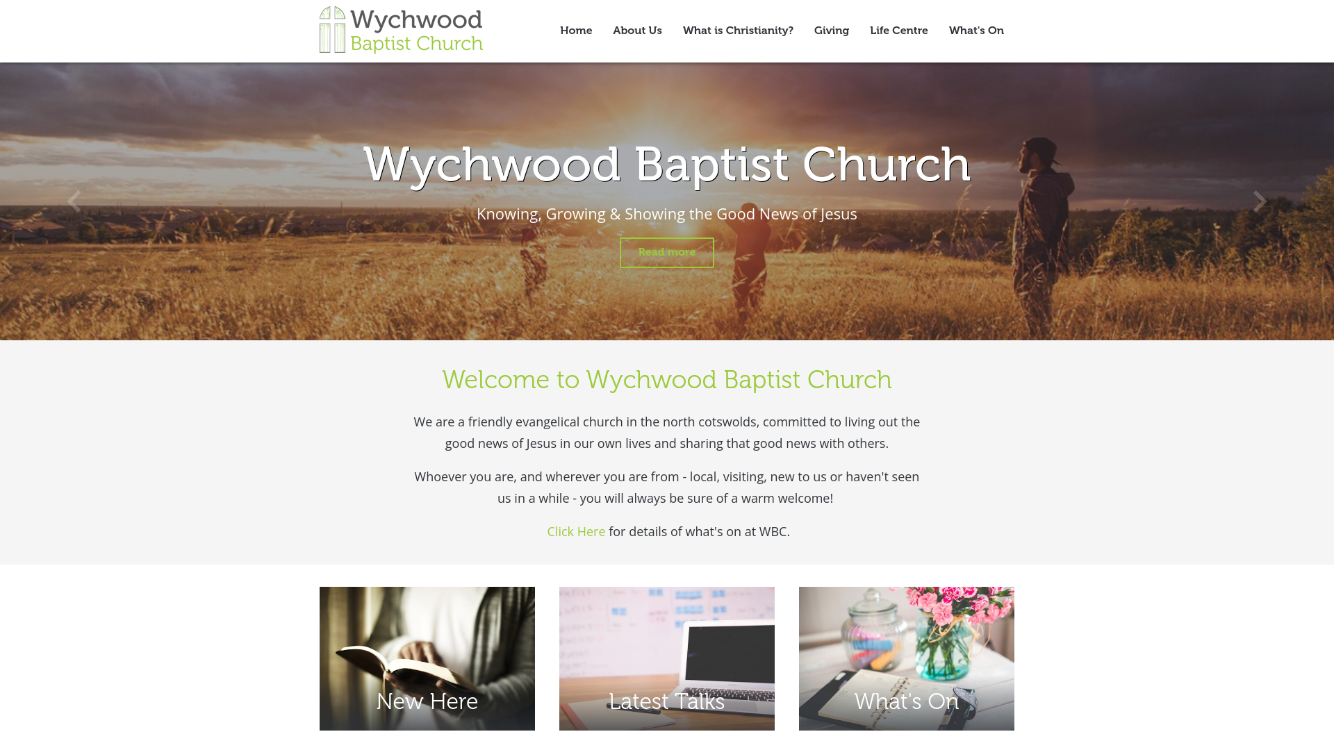 Website screenshot