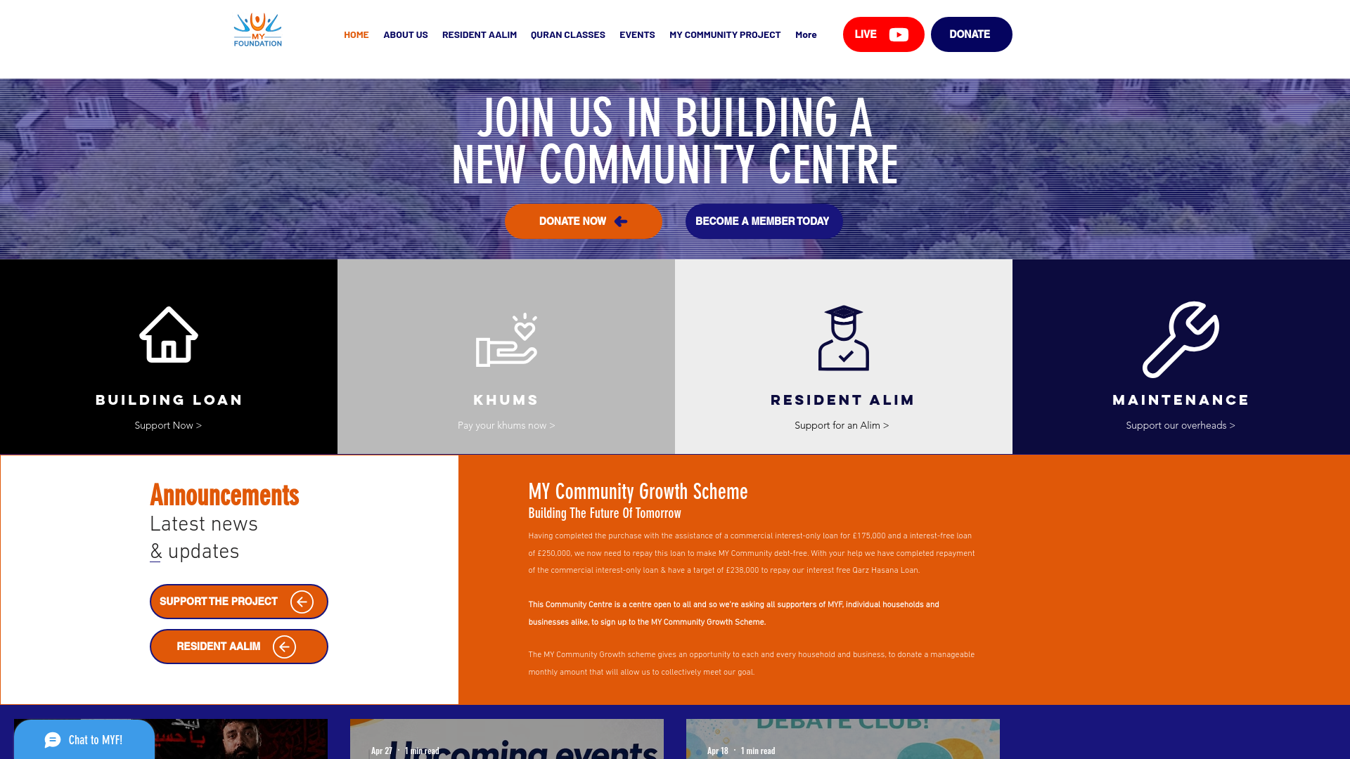 Website screenshot