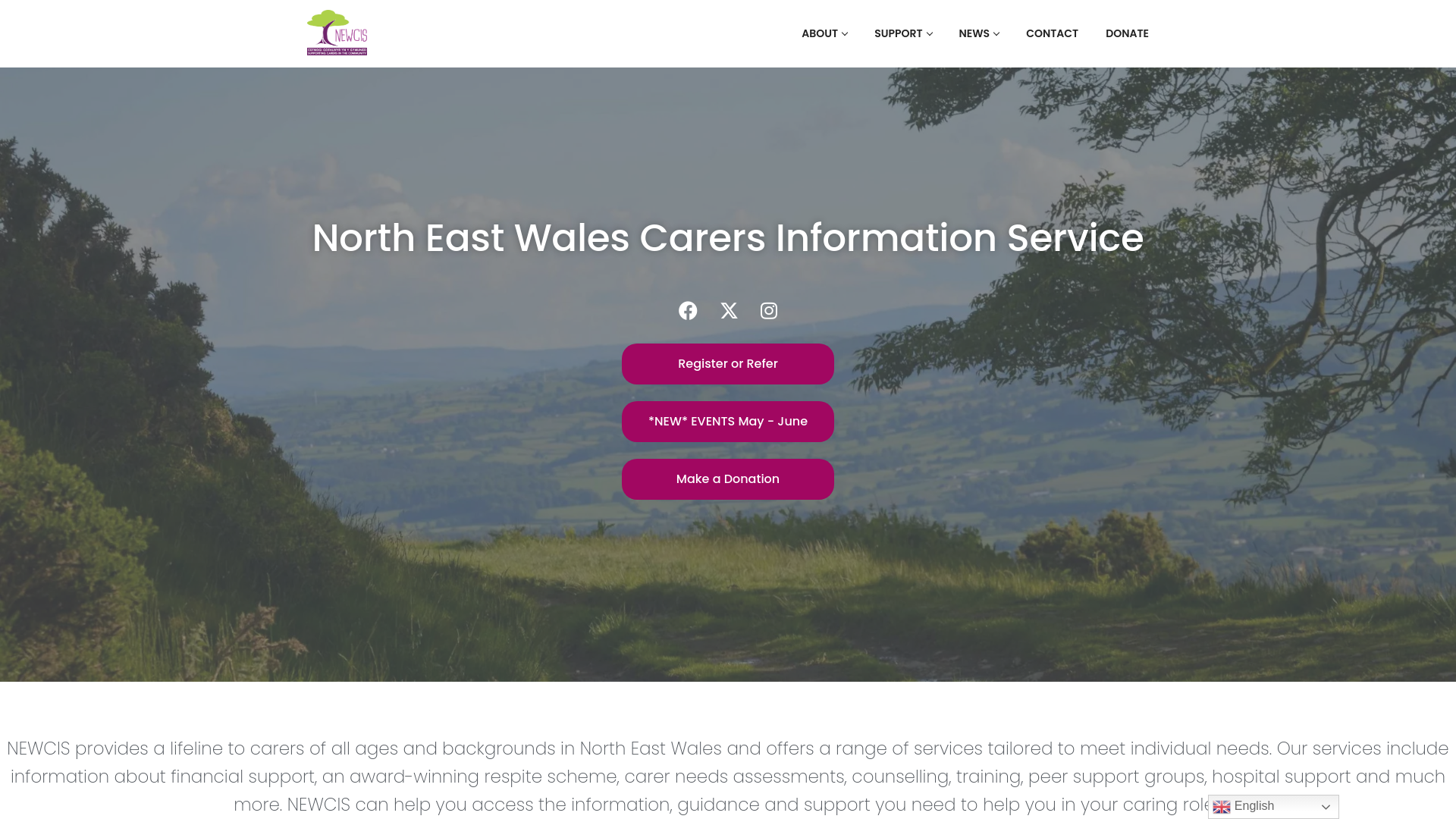 Website screenshot