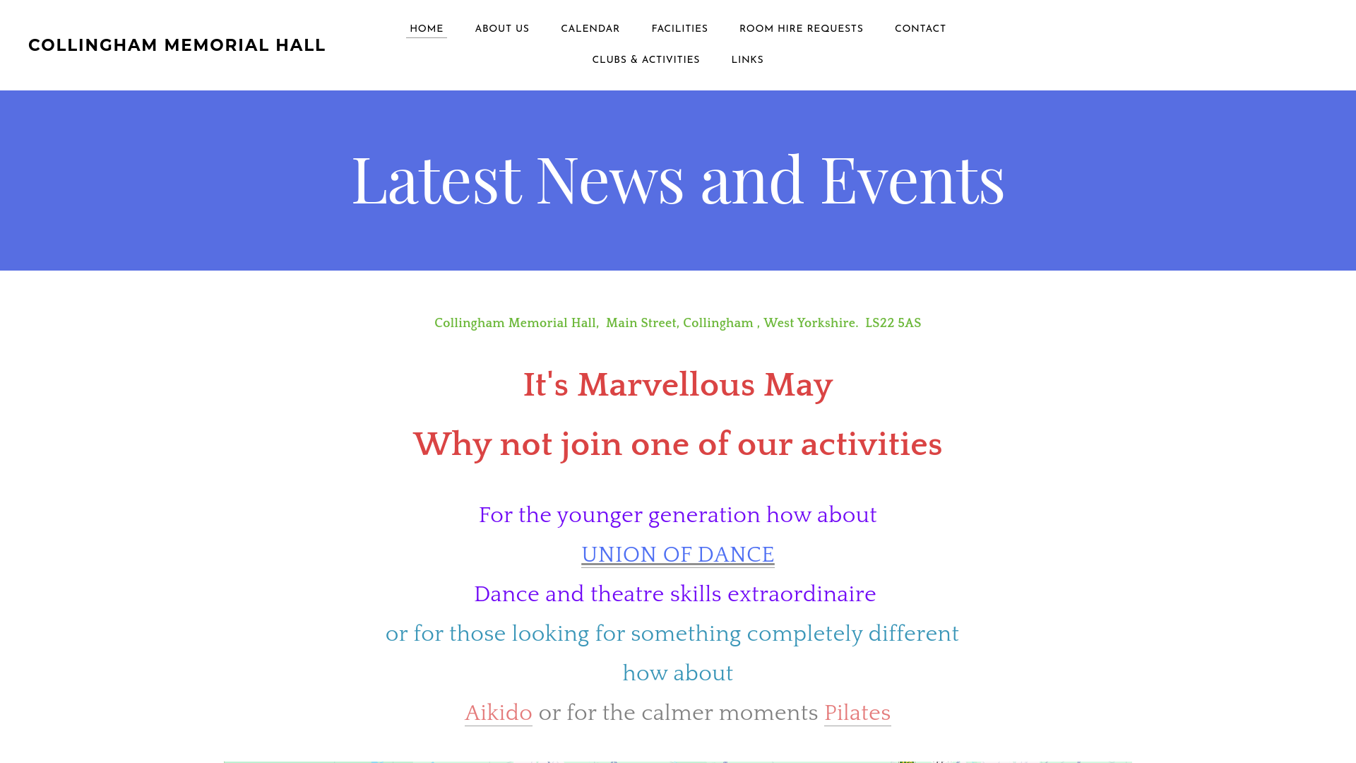 Website screenshot