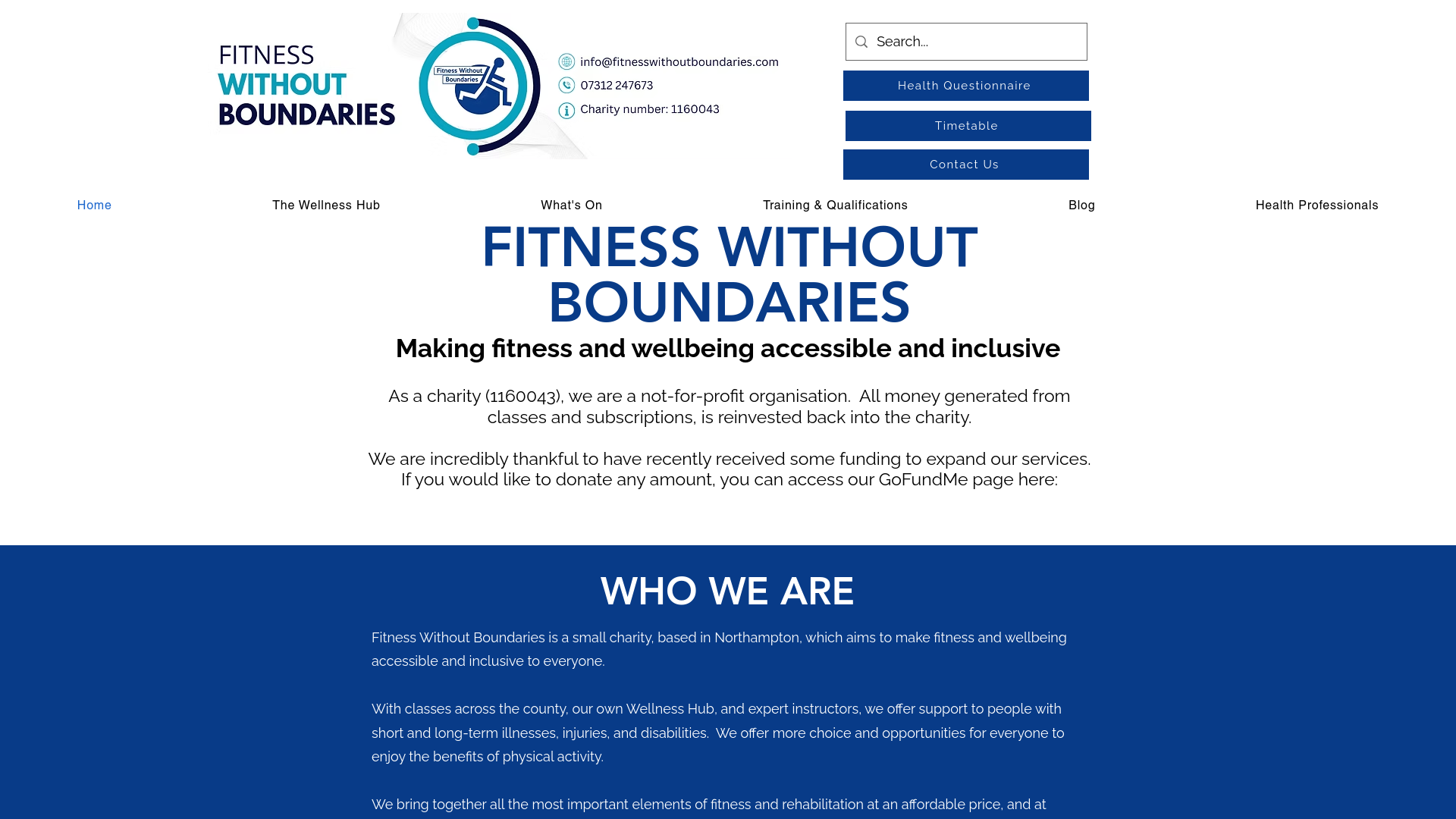 Website screenshot