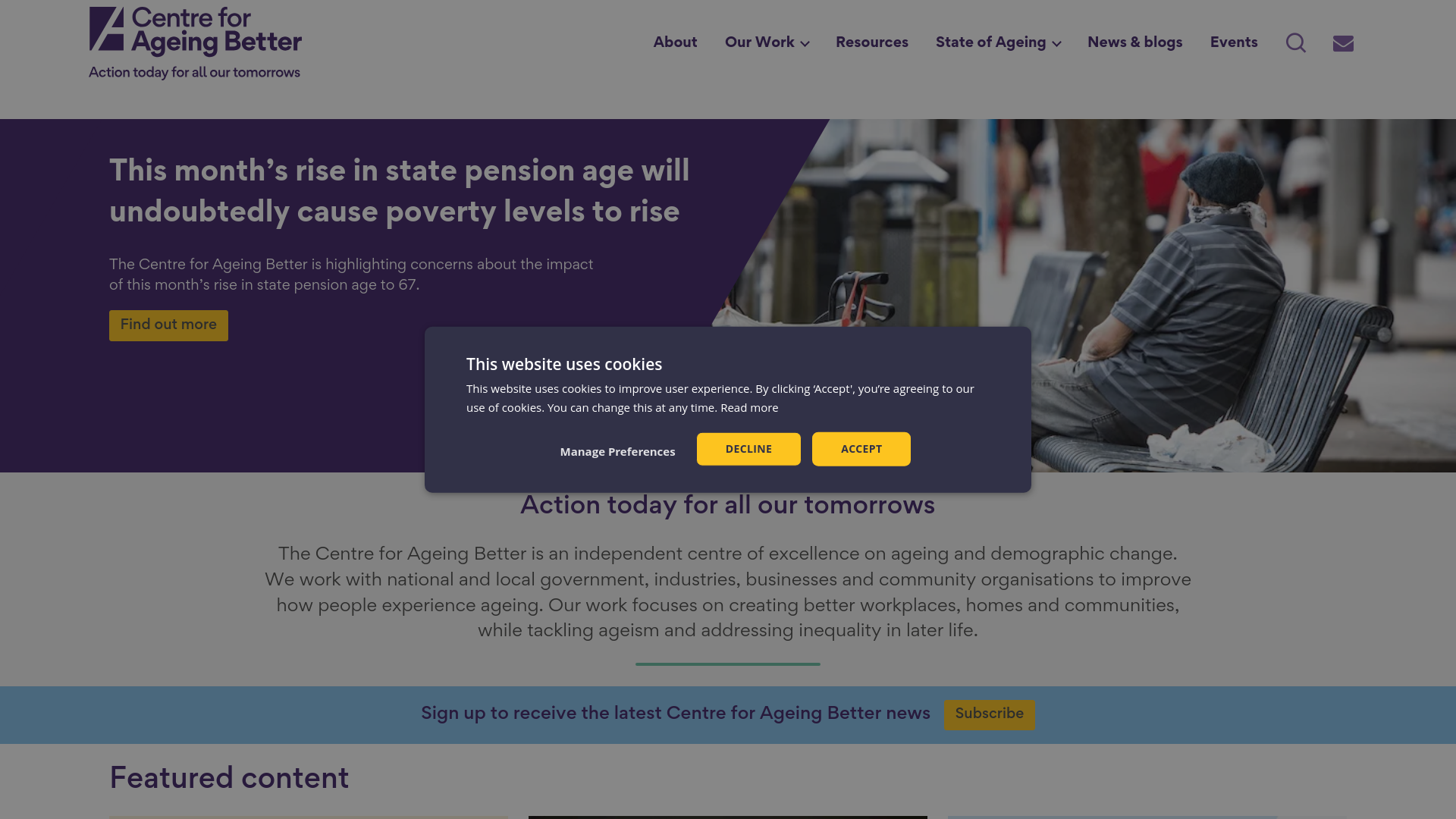Website screenshot