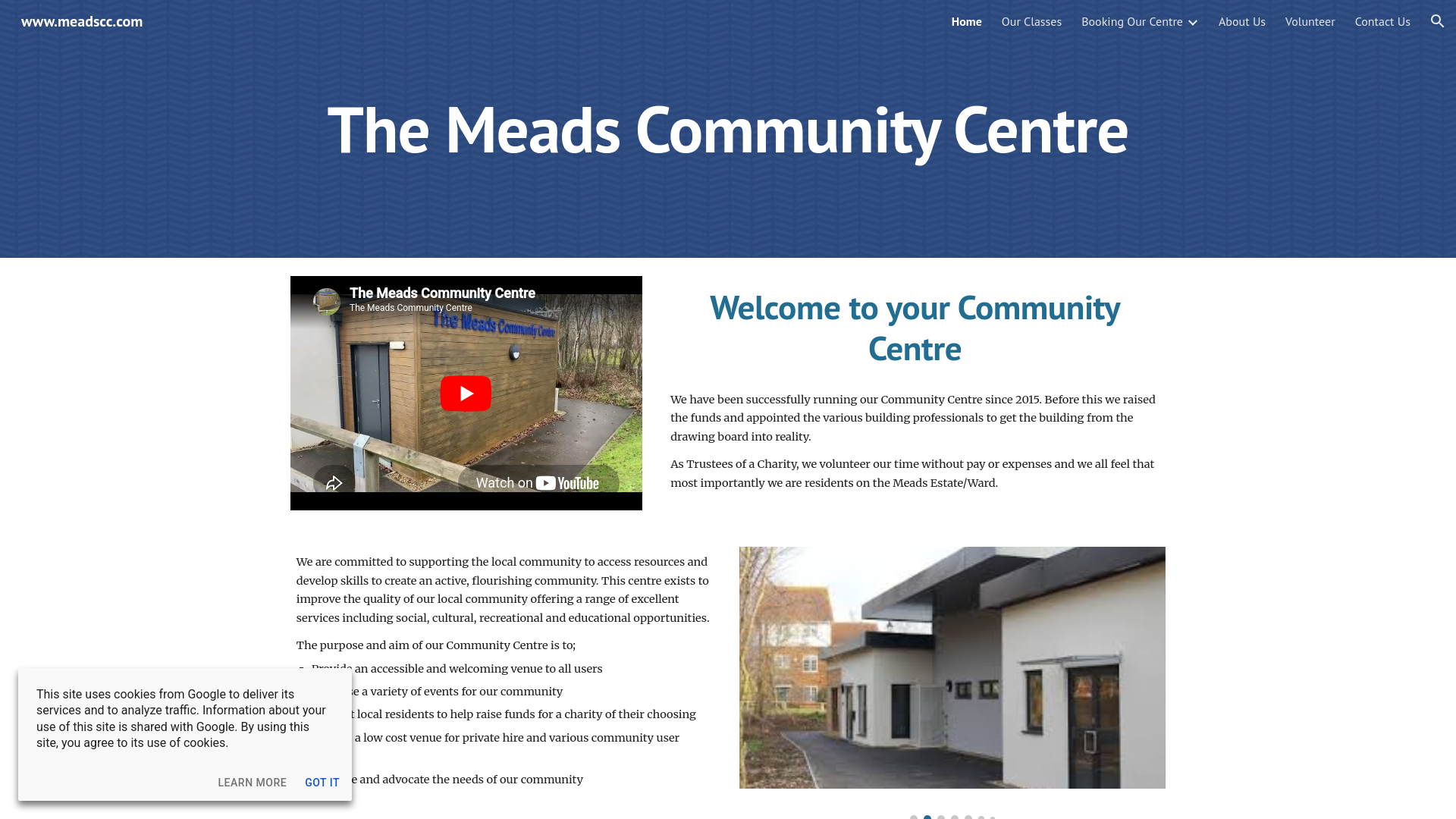 Website screenshot