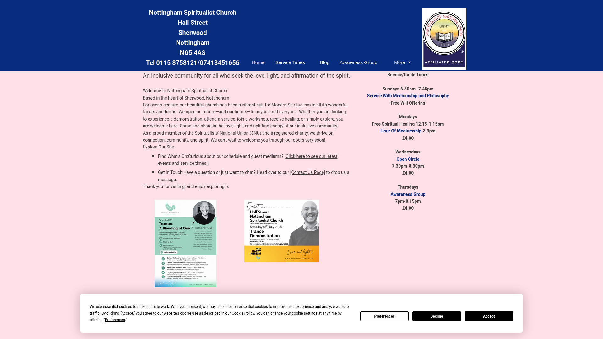 Website screenshot
