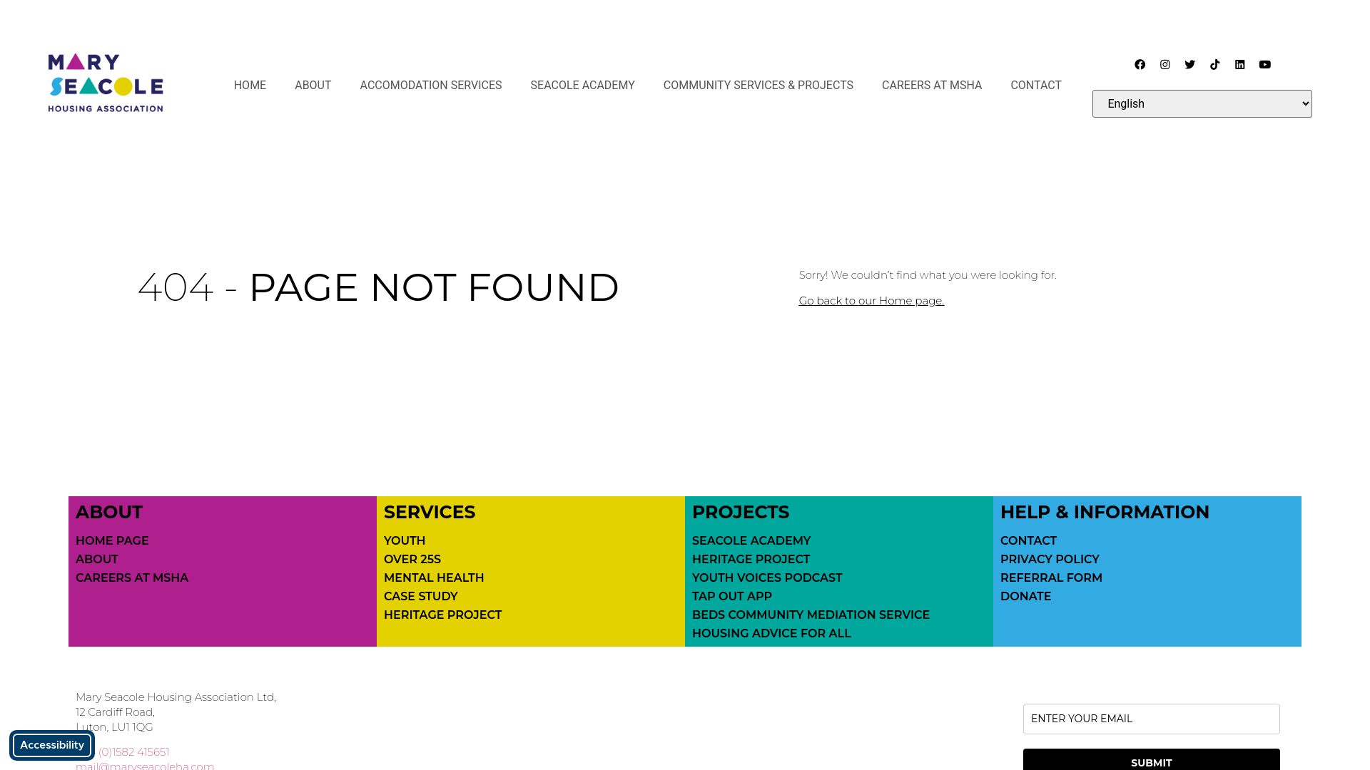 Website screenshot