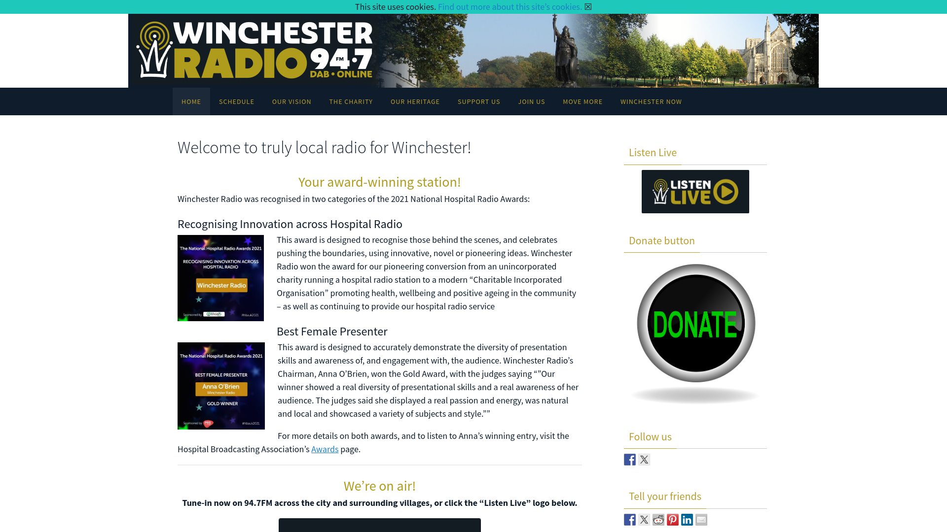 Website screenshot