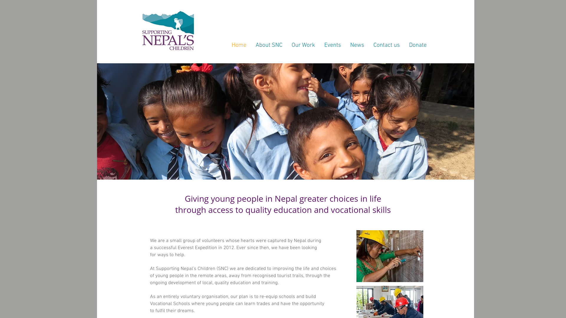 Website screenshot