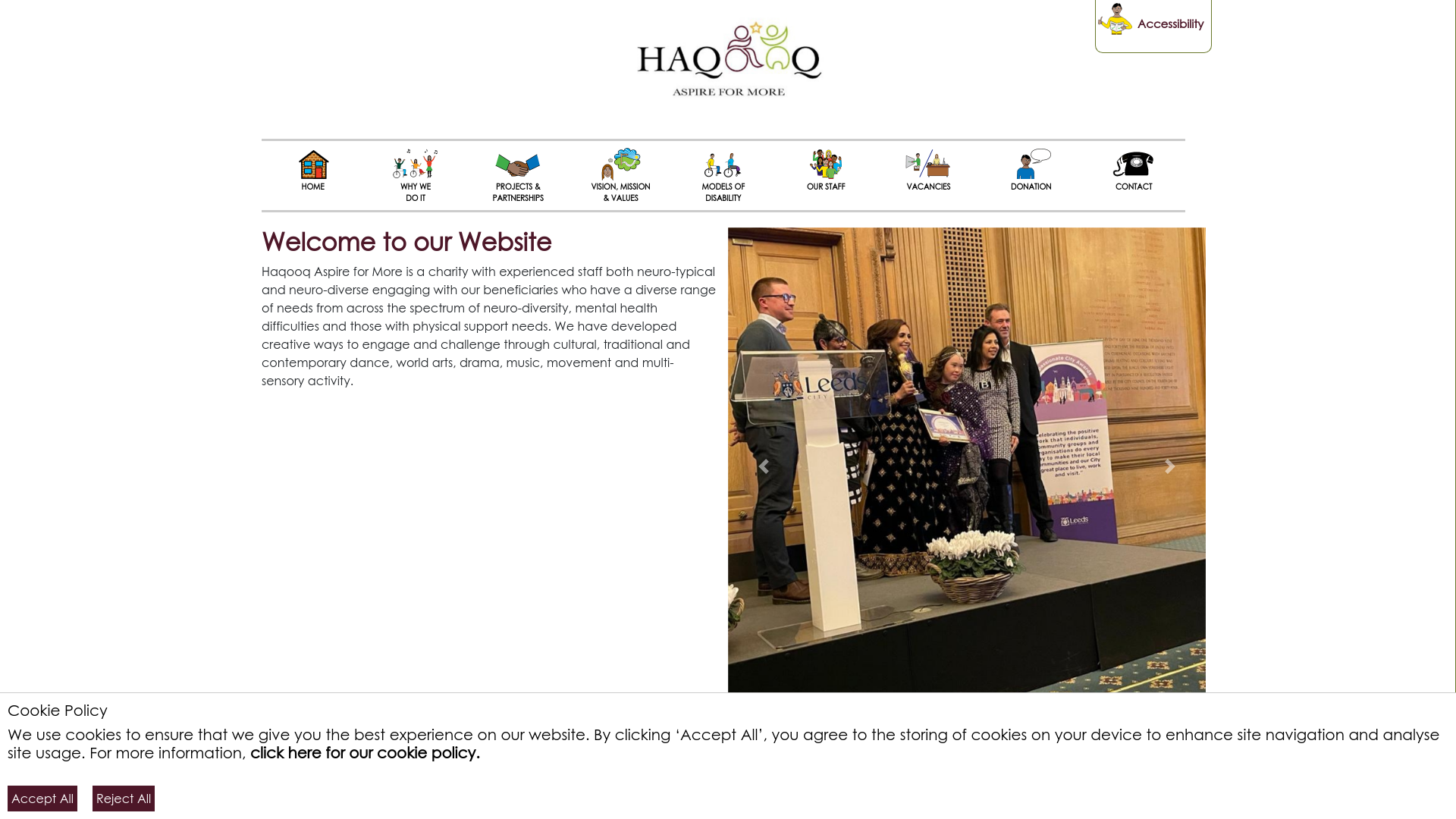 Website screenshot