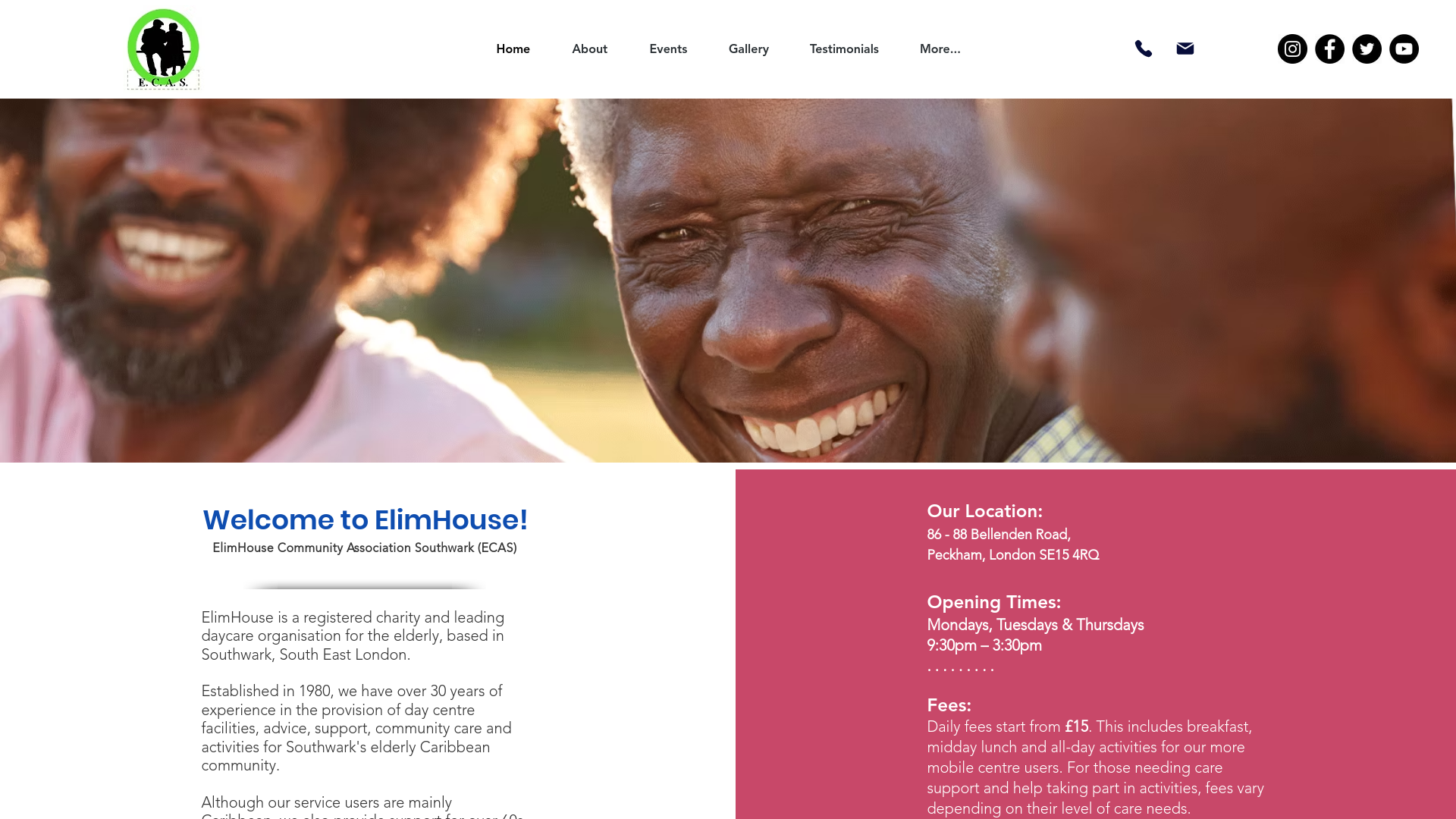 Website screenshot