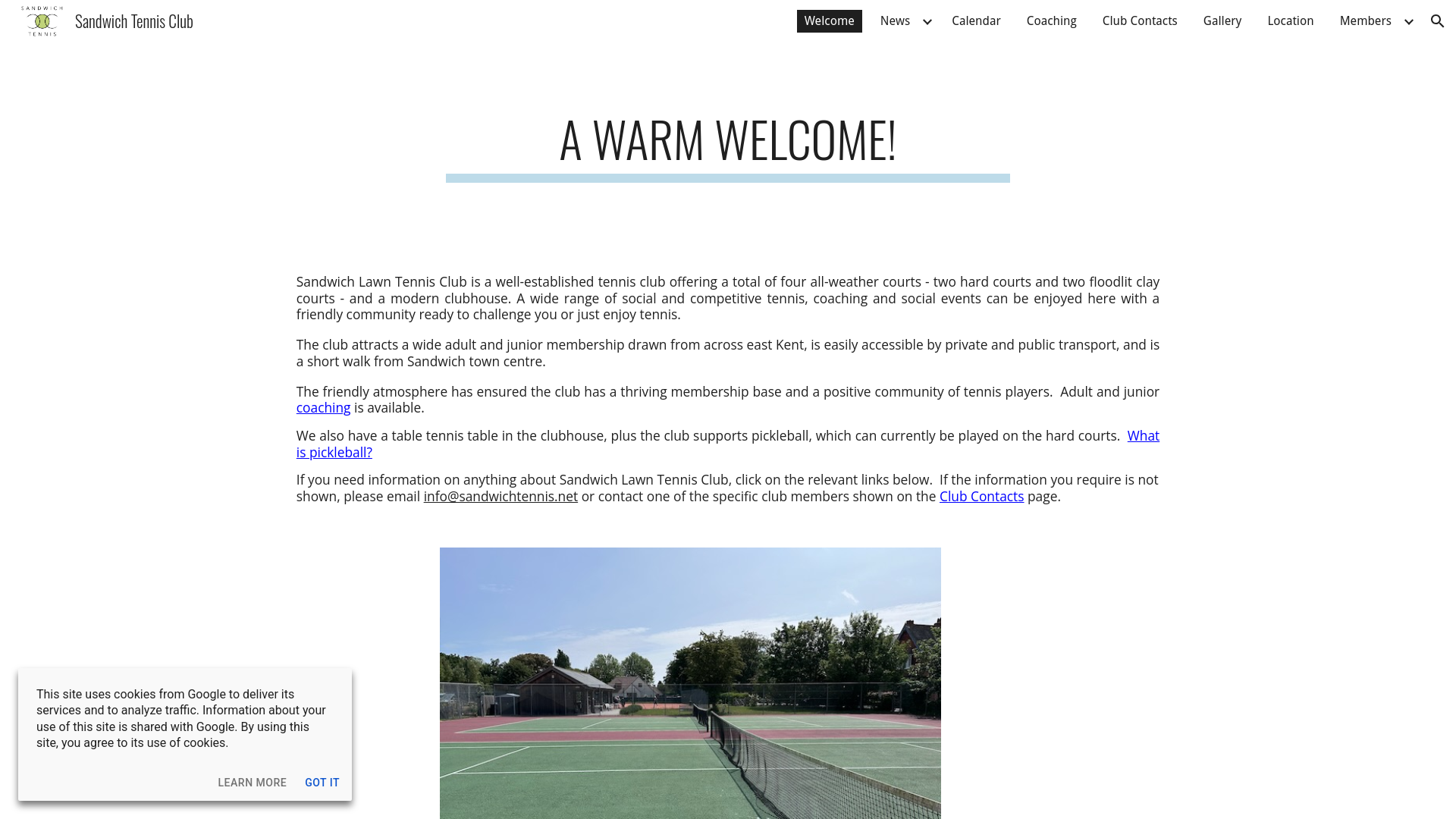 Website screenshot