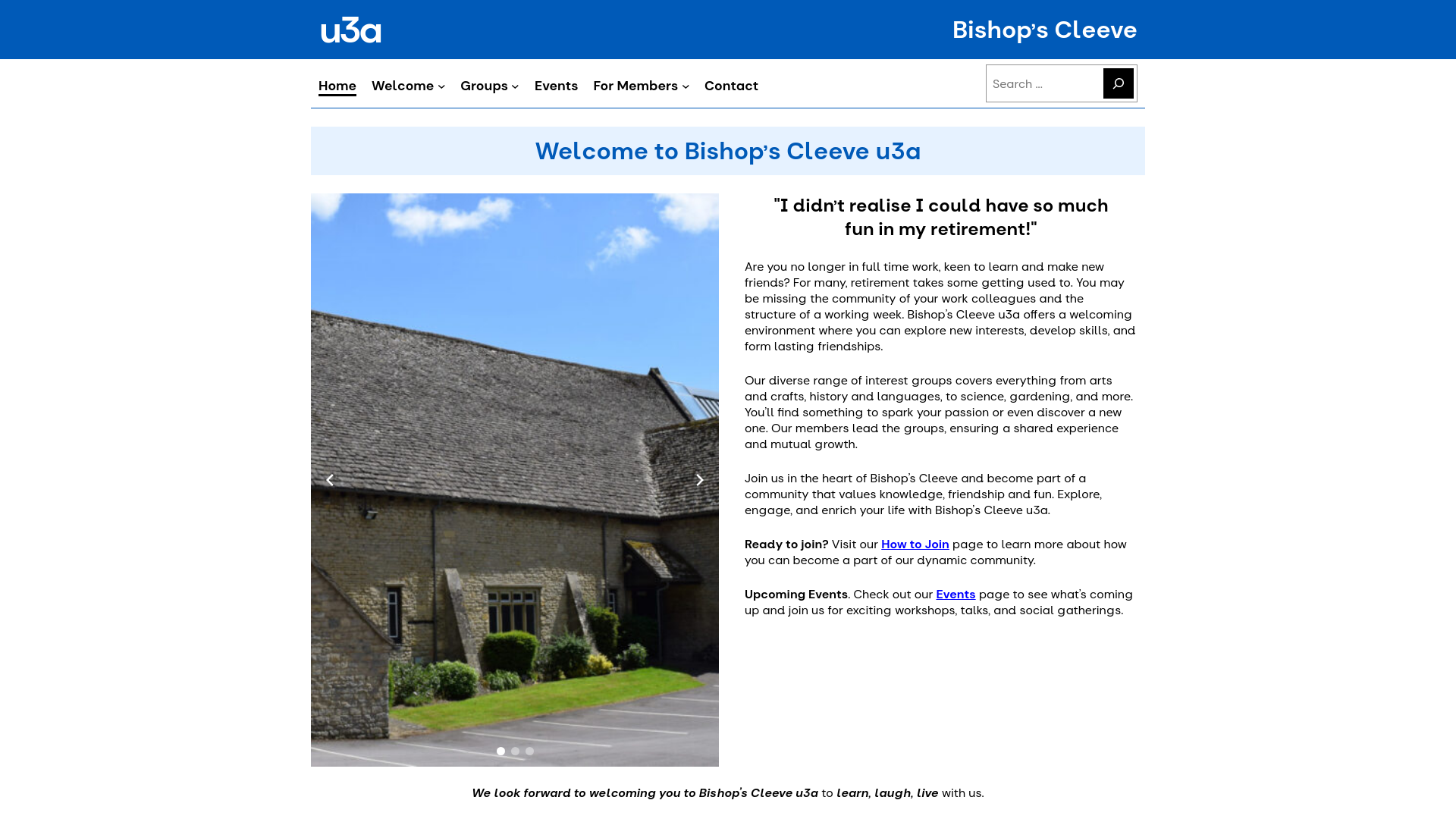 Website screenshot