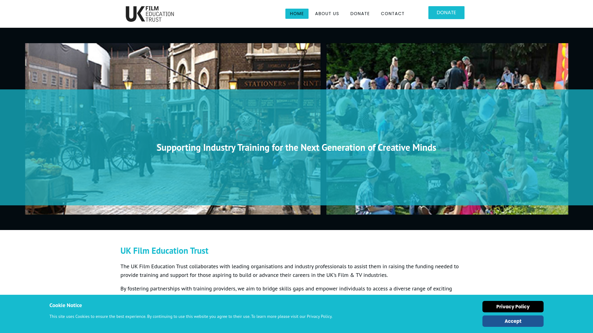 Website screenshot