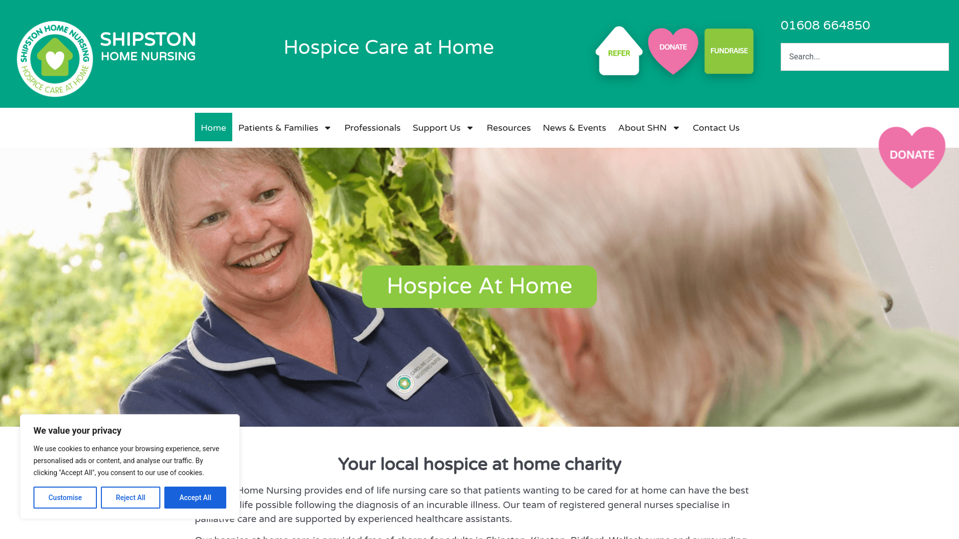 Website screenshot