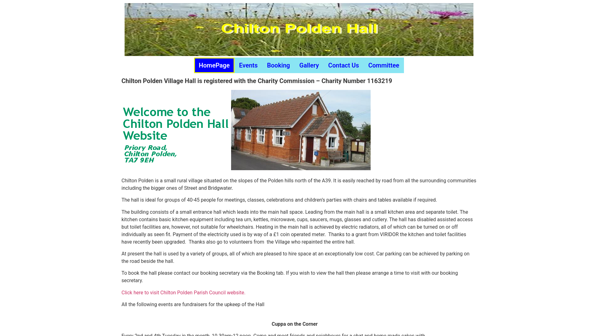 Website screenshot