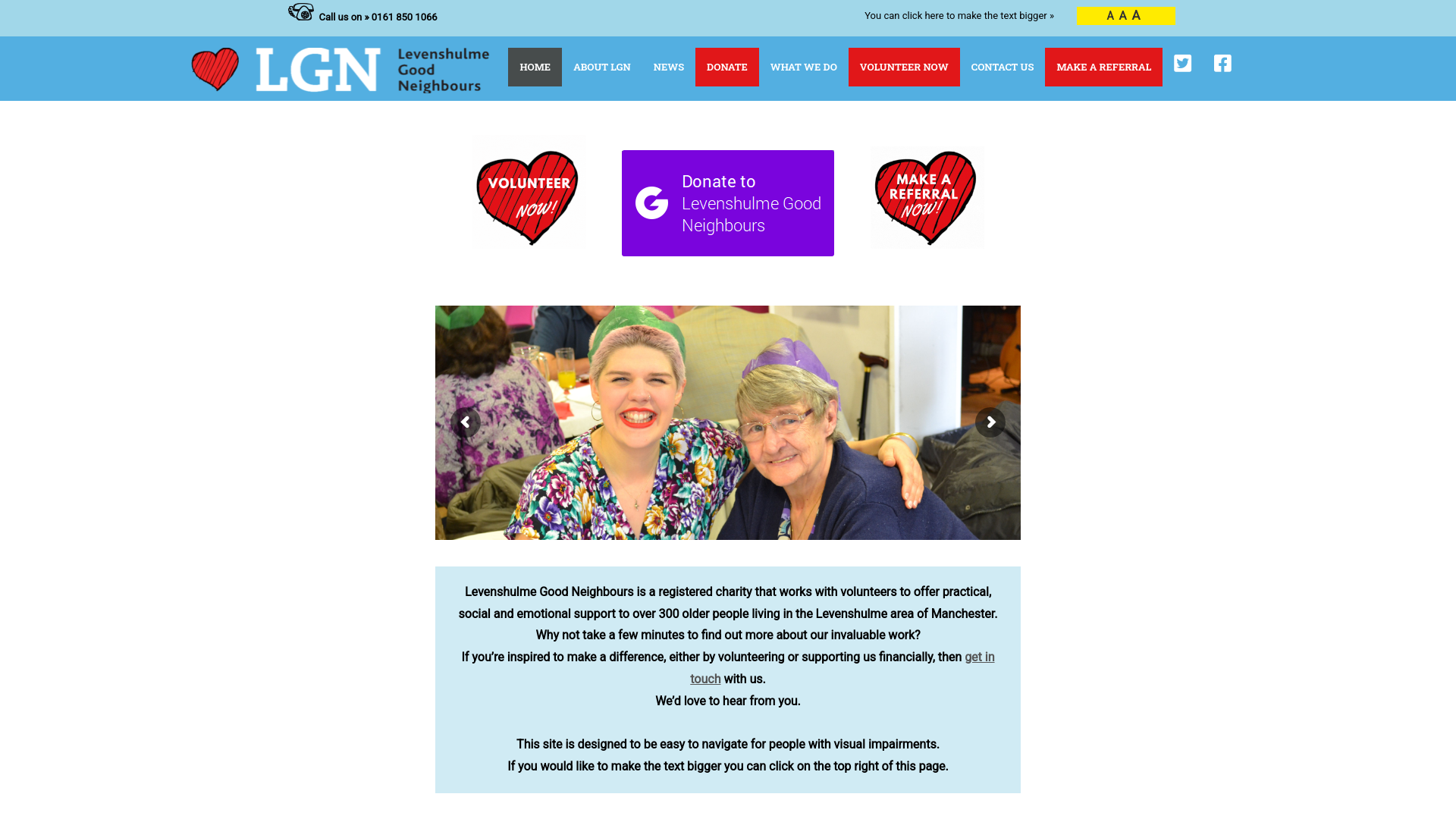 Website screenshot