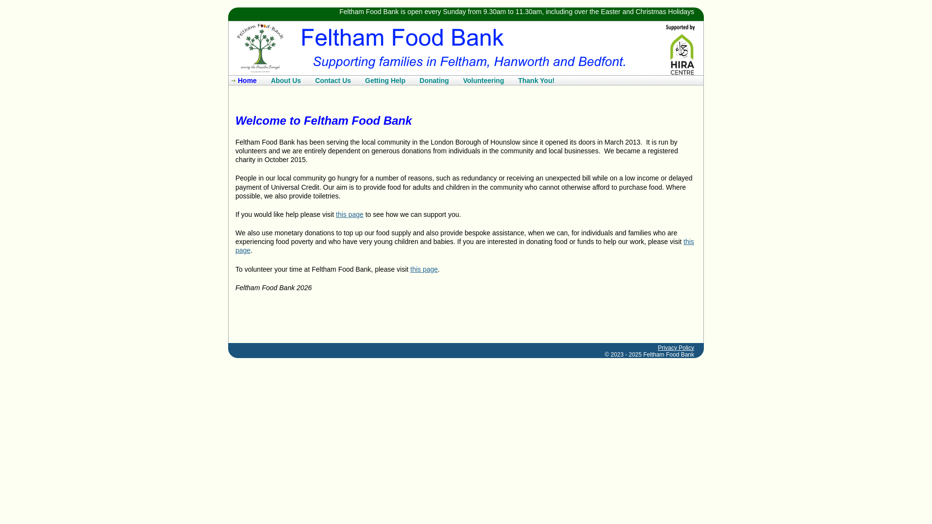 Website screenshot