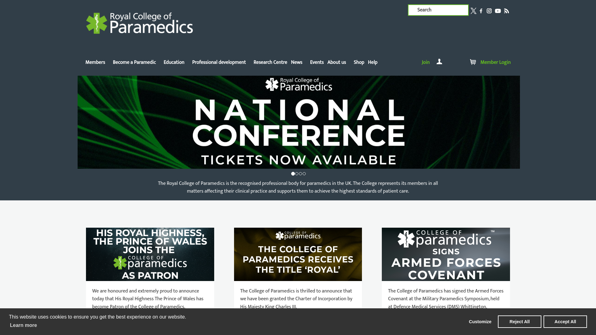 Website screenshot