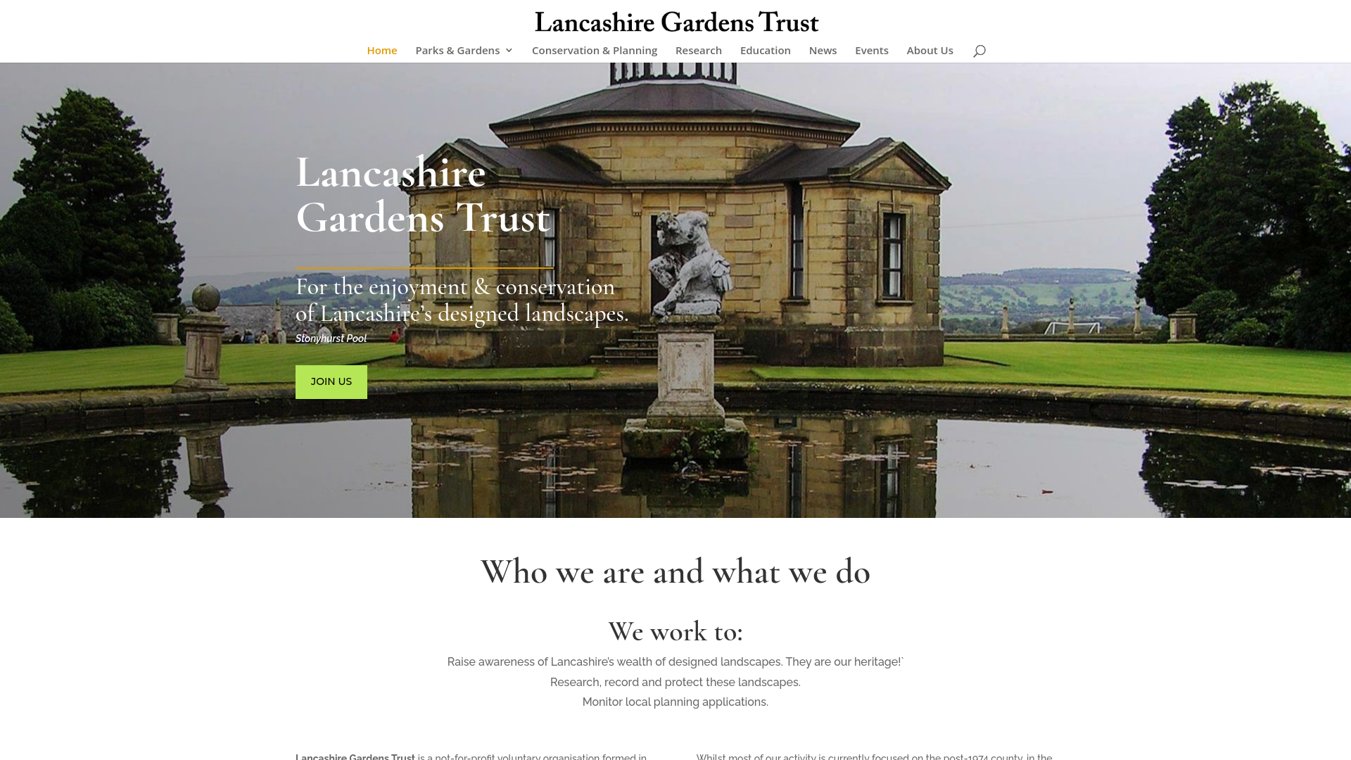 Website screenshot
