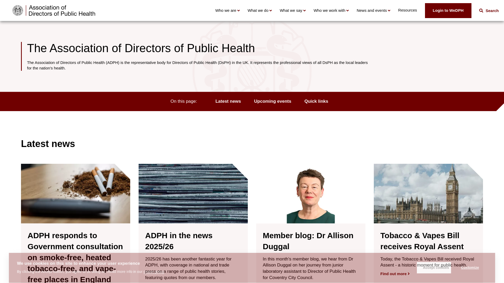 Website screenshot
