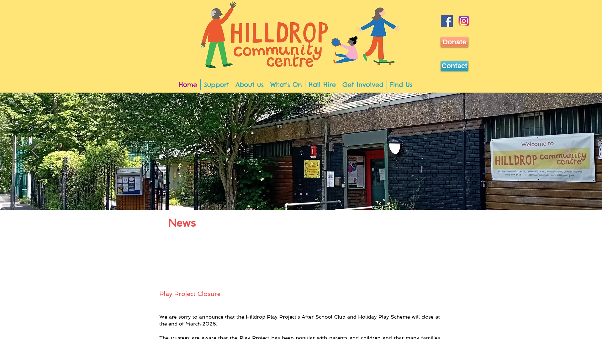 Website screenshot
