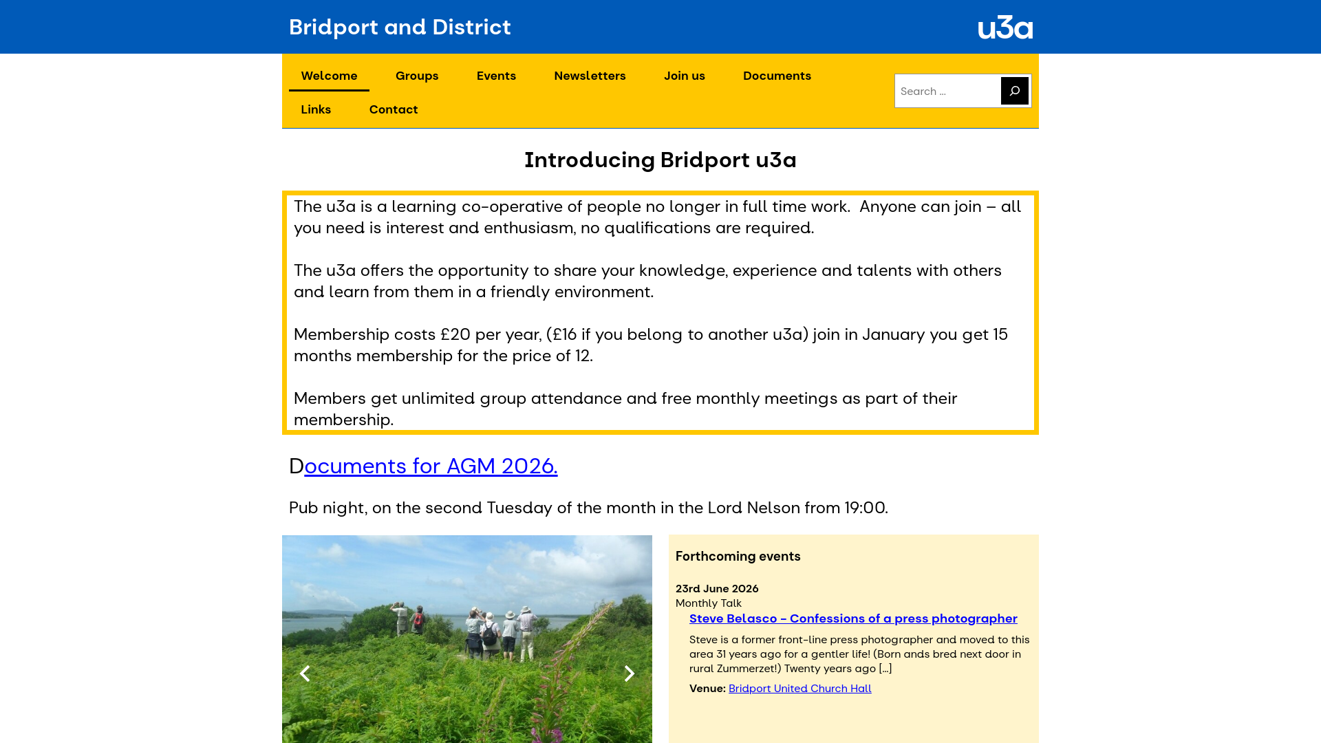Website screenshot