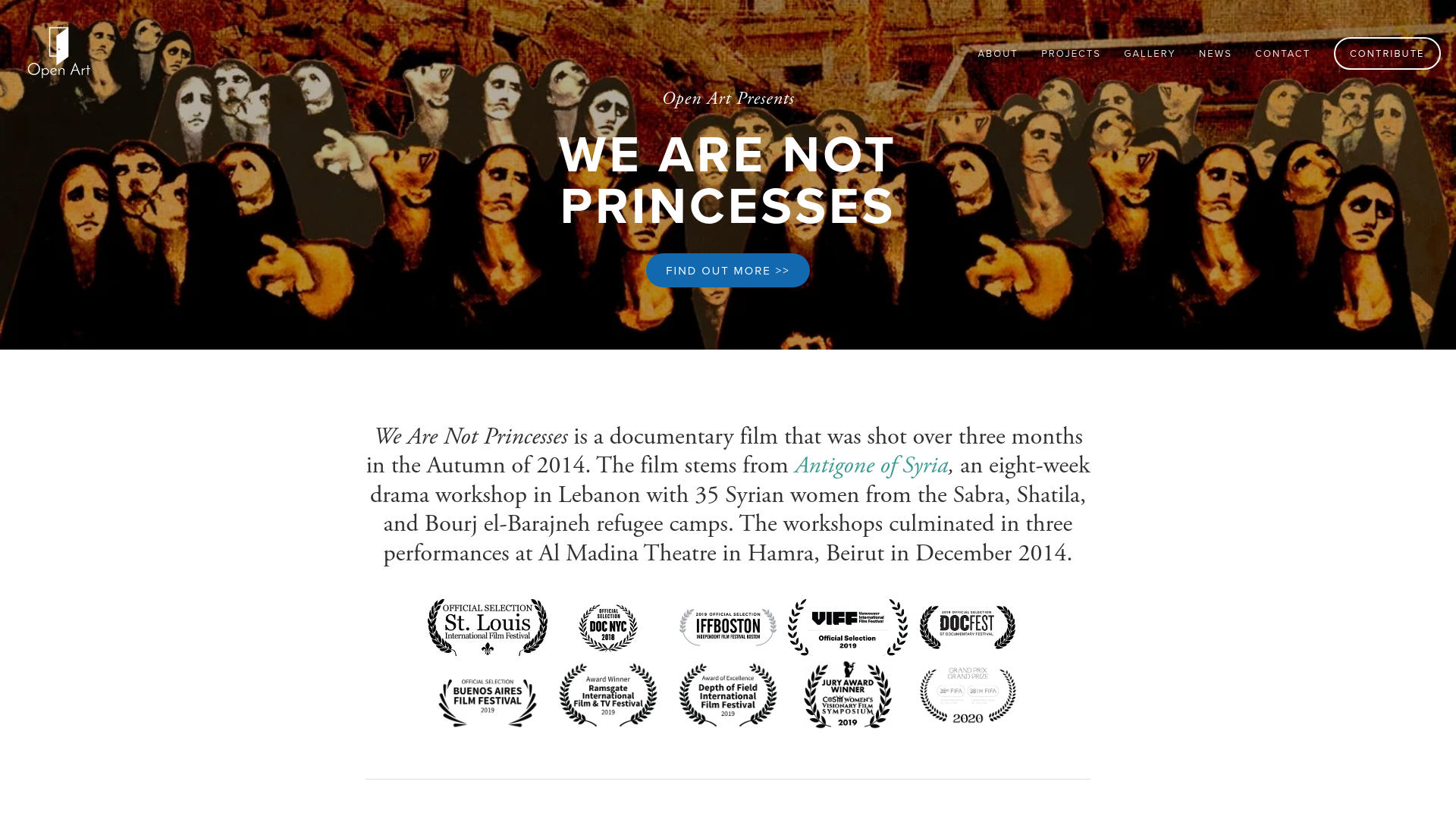 Website screenshot