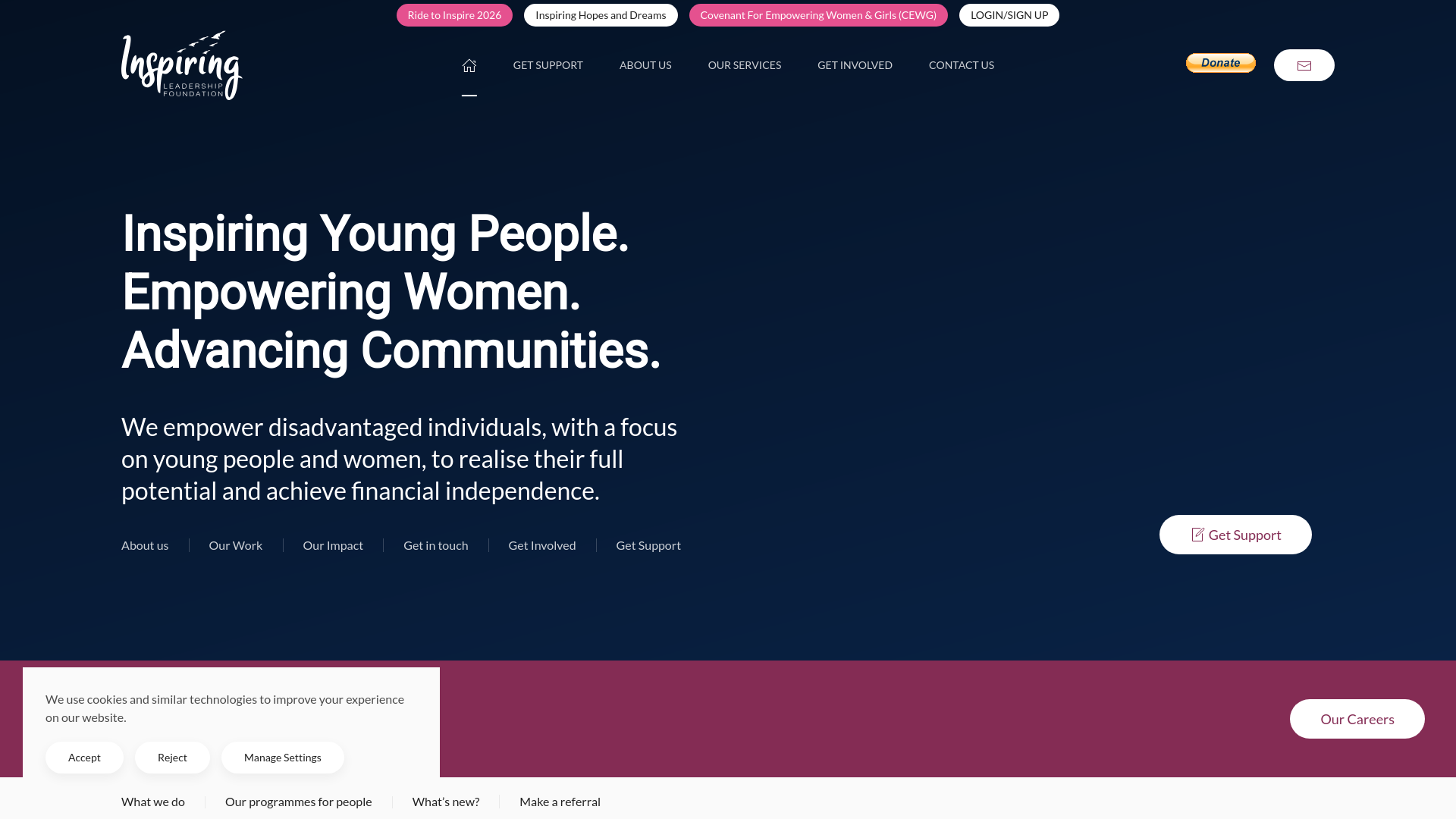 Website screenshot