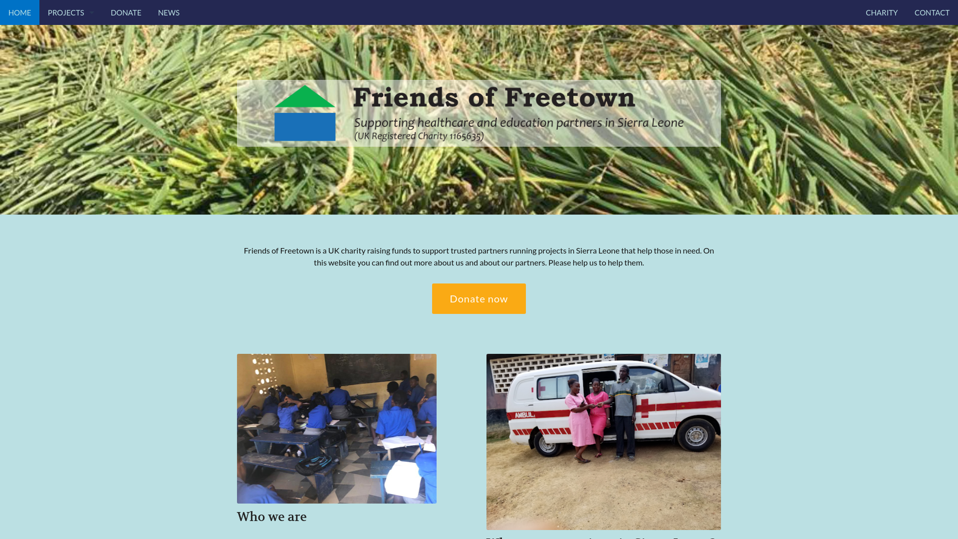 Website screenshot