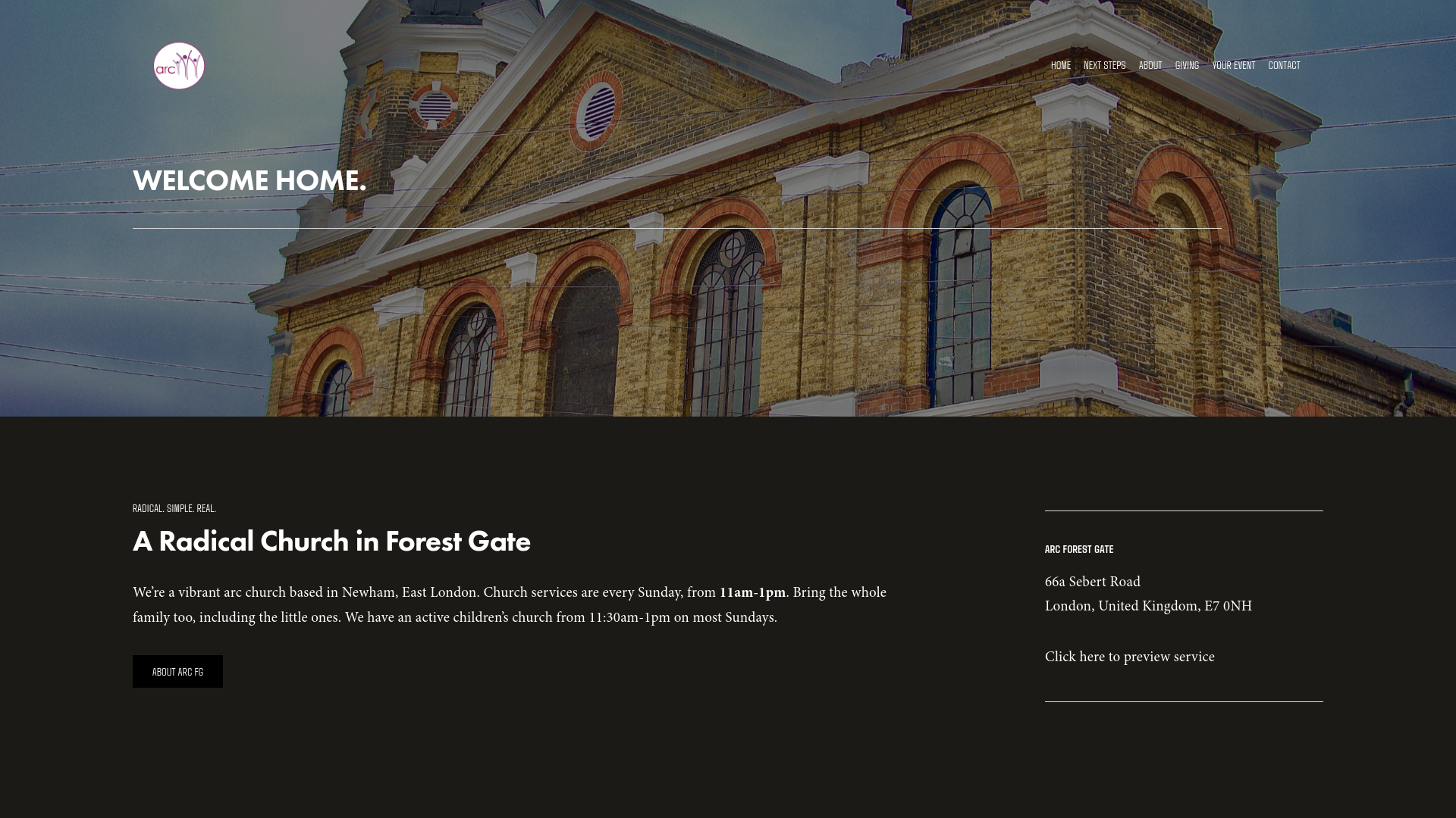 Website screenshot