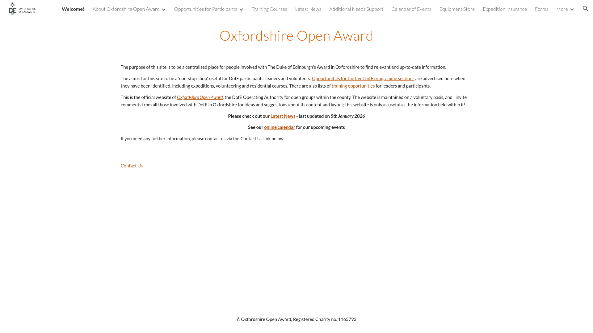 Website screenshot