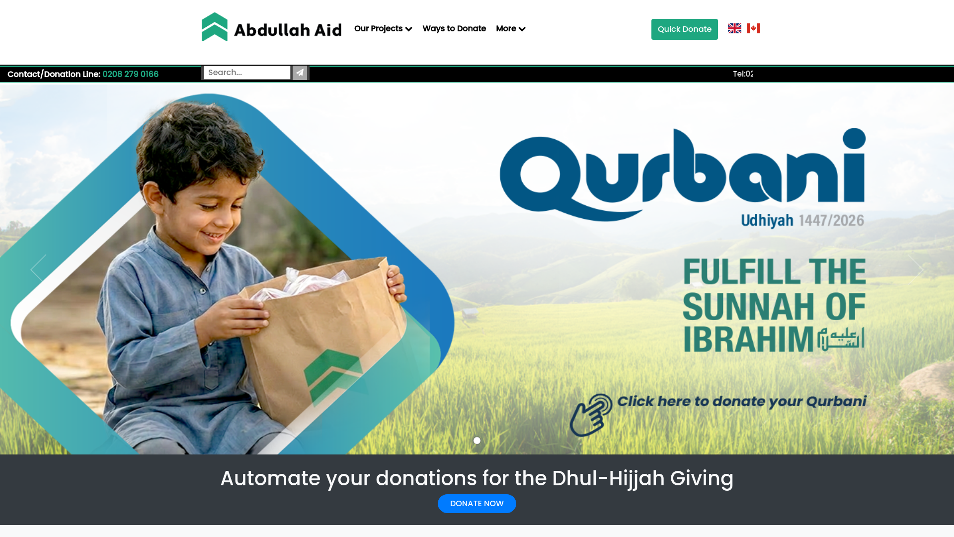 Website screenshot