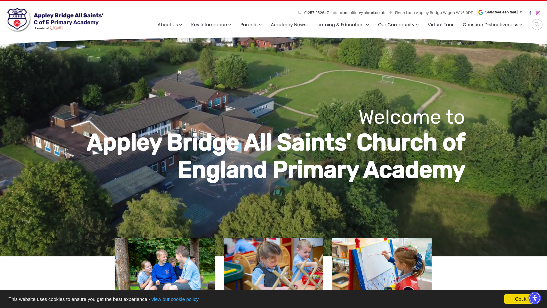 Website screenshot