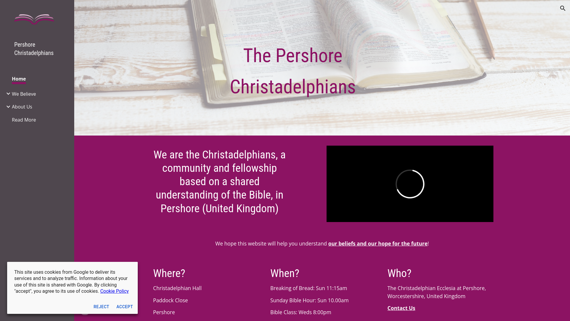 Website screenshot