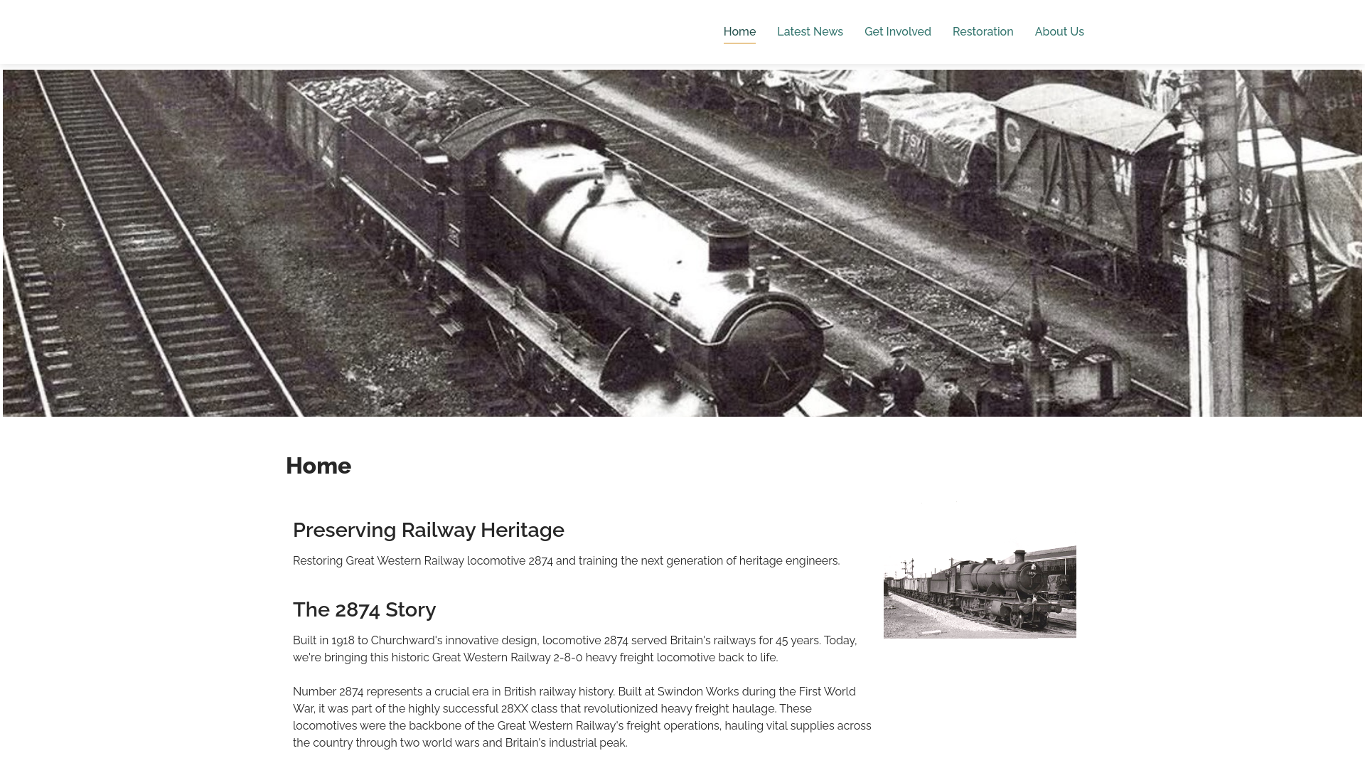 Website screenshot