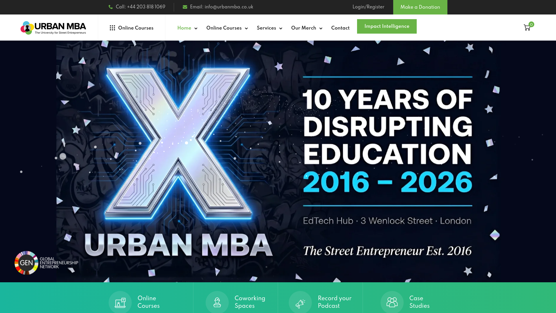 Website screenshot