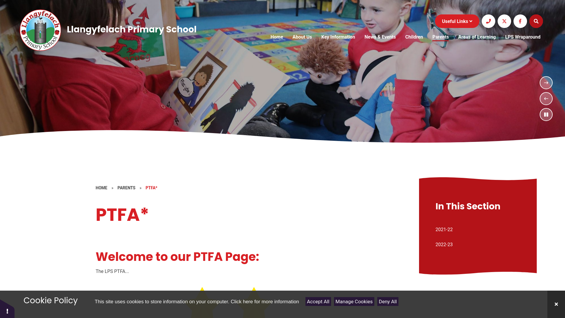 Website screenshot