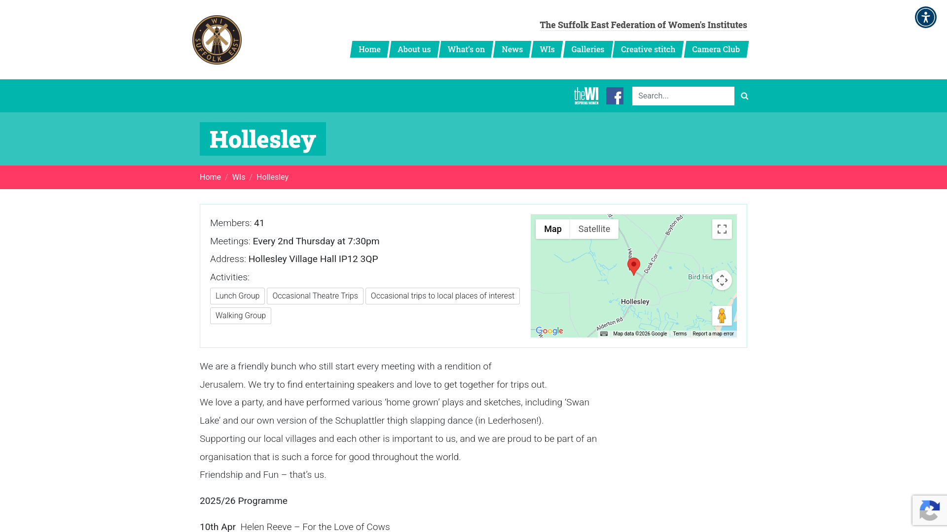 Website screenshot