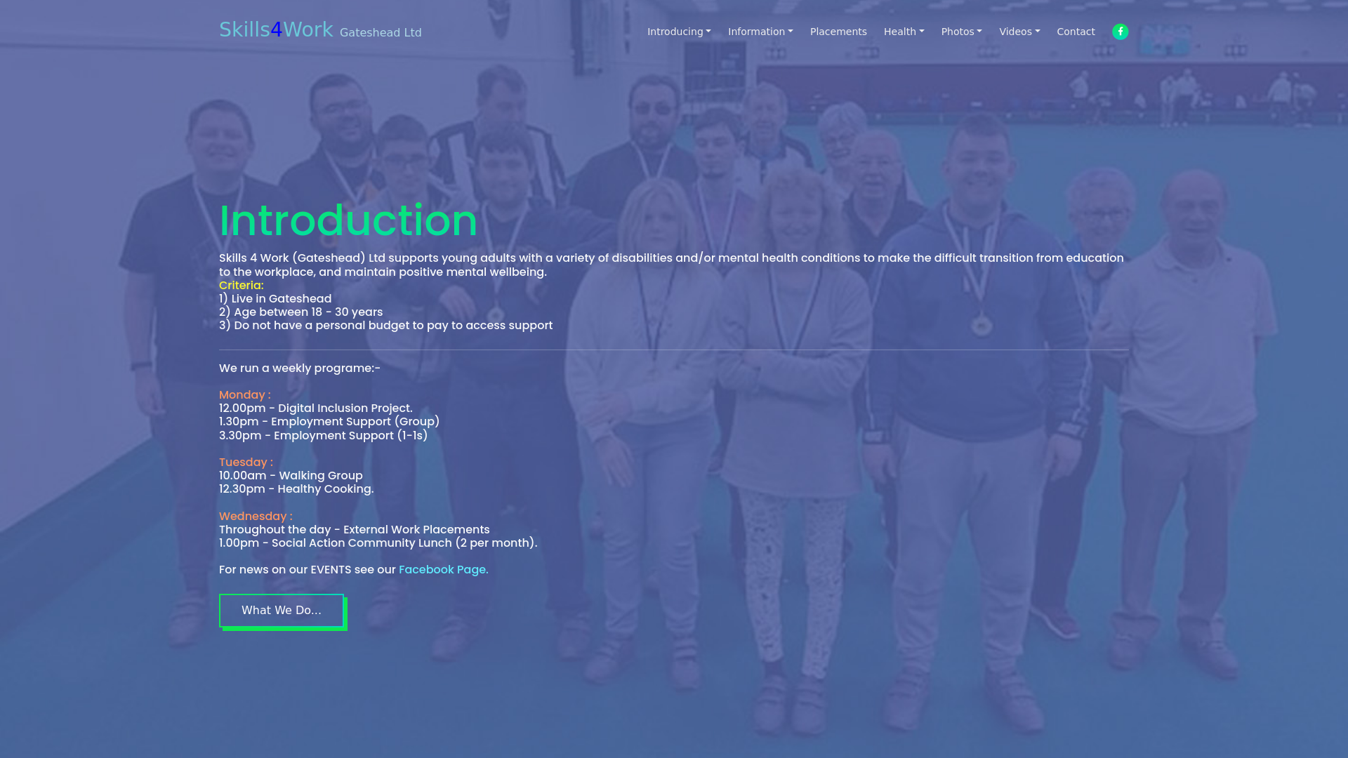 Website screenshot