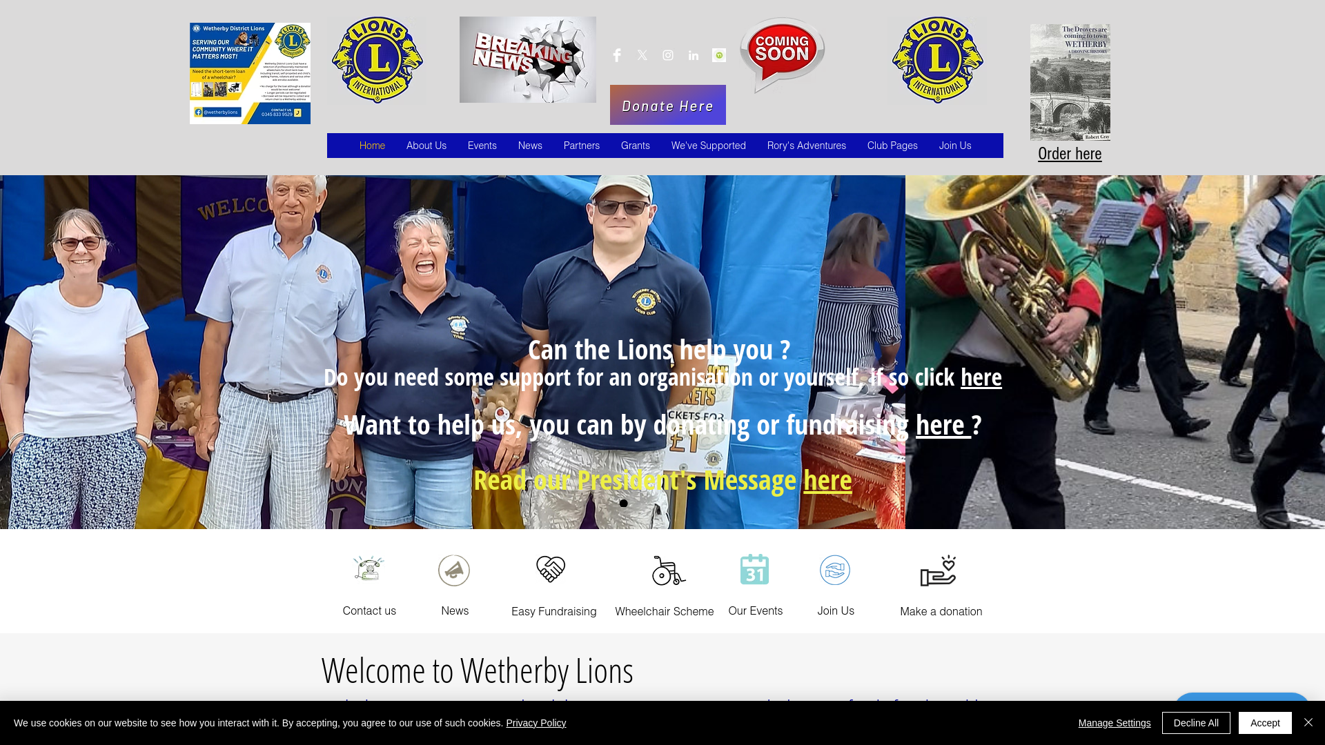 Website screenshot