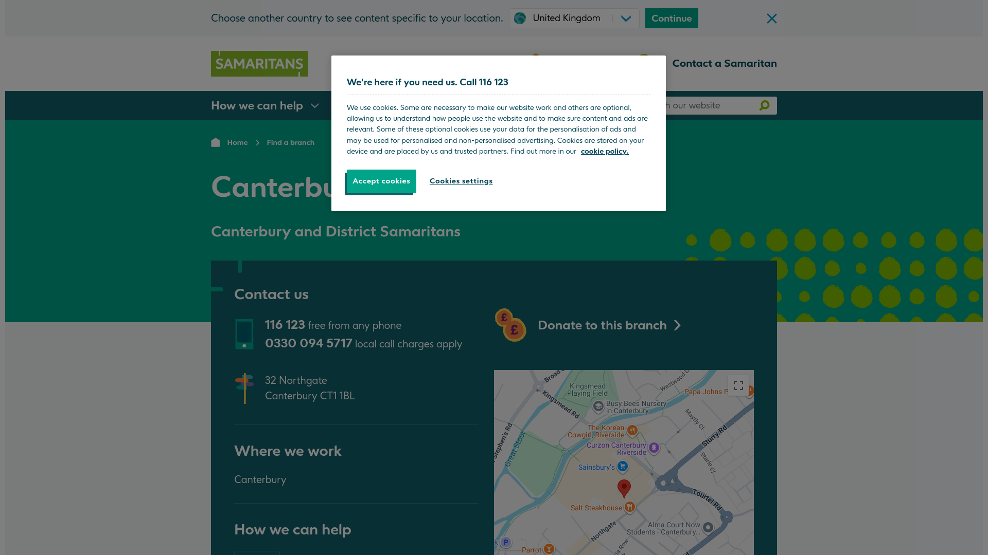 Website screenshot