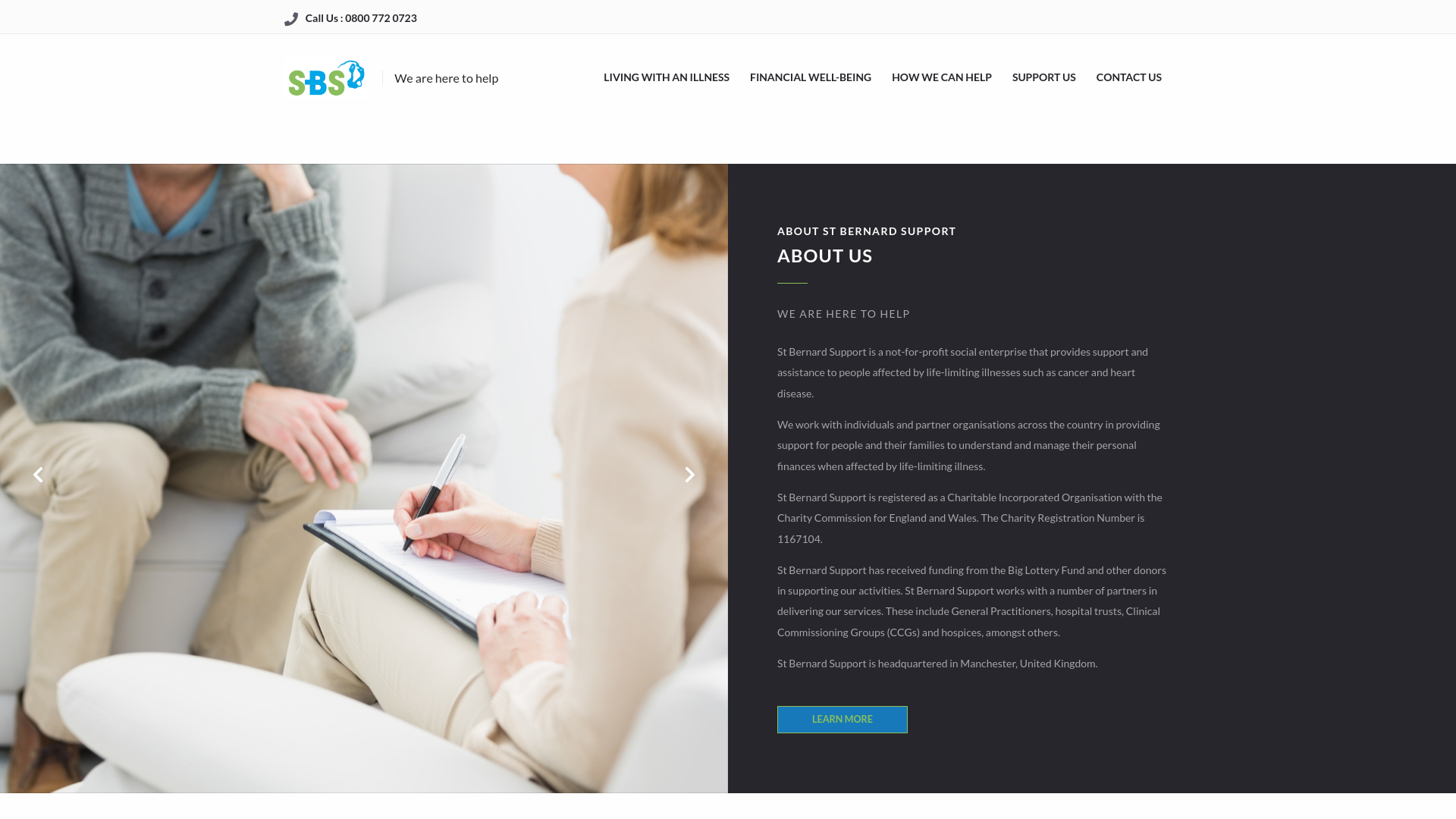Website screenshot